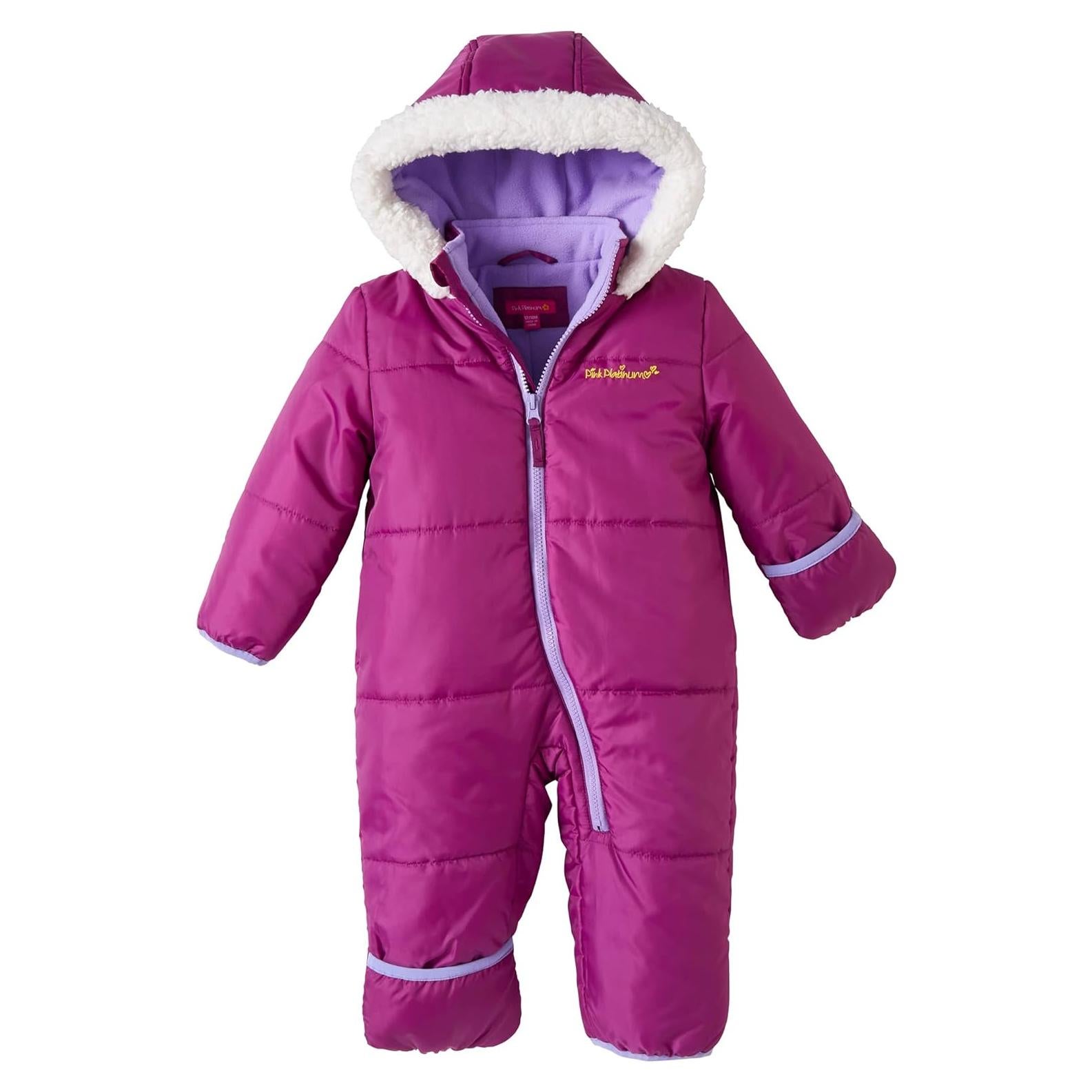 Traje de Nieve Pink Platinum Bebés Niñas 18-24M Ciruela