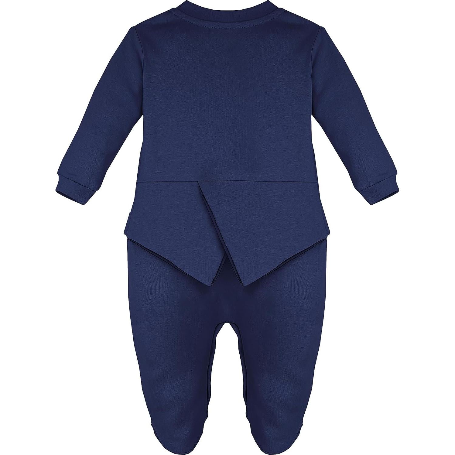 Traje de Gala para Bebé Niño Lilax con Pajarita Marino 3 Meses