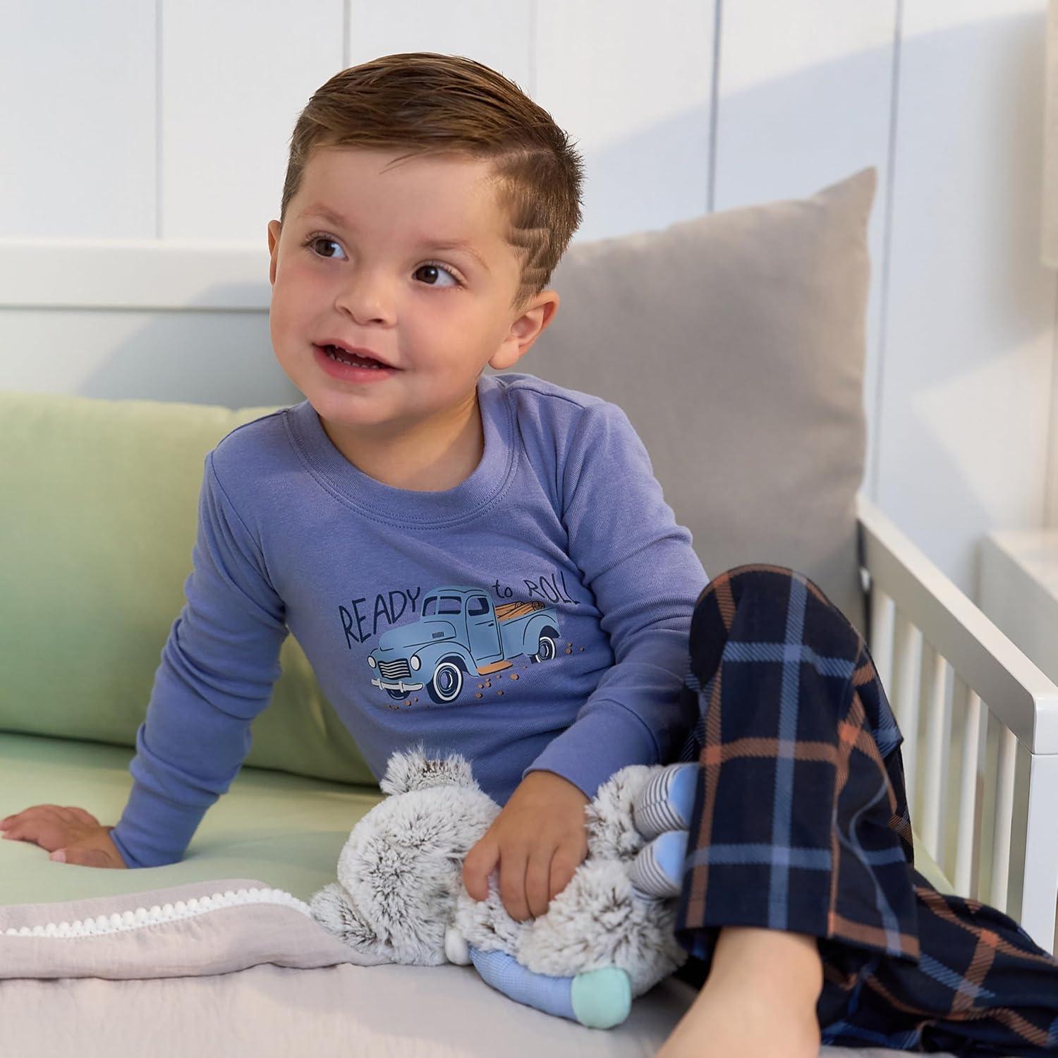 Conjunto de pijama 2 piezas Gerber para bebés 2T azul coche