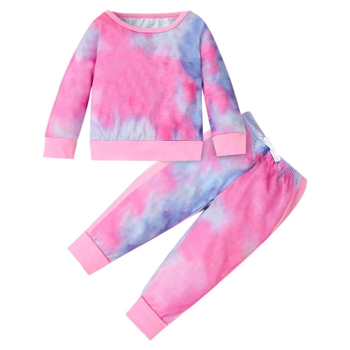 Conjunto de Otoño para Niñas YALLET Sudadera y Pantalón 3-4T
