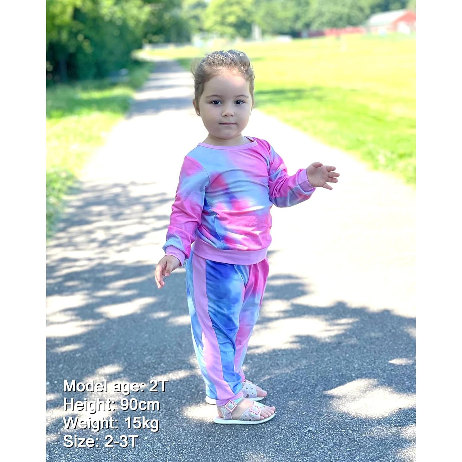 Conjunto de Otoño para Niñas YALLET Sudadera y Pantalón 3-4T