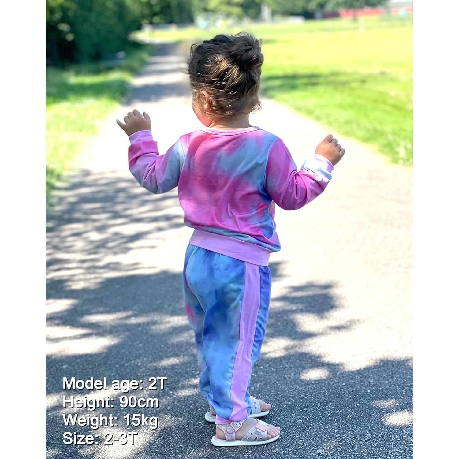 Conjunto de Otoño para Niñas YALLET Sudadera y Pantalón 3-4T