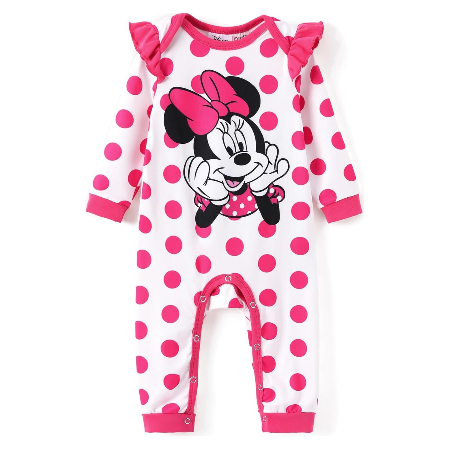 Conjunto Ropa Bebé Niña Disney Minnie Mouse 9-12 Meses Rosa