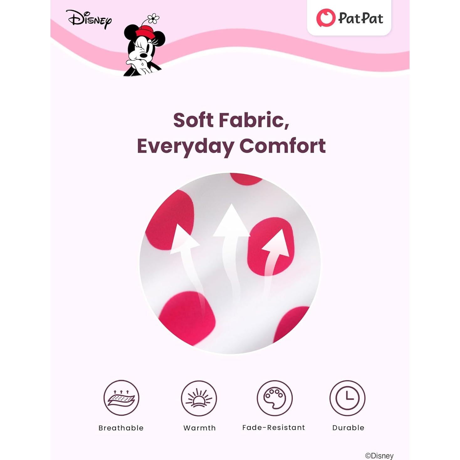 Conjunto Ropa Bebé Niña Disney Minnie Mouse 9-12 Meses Rosa