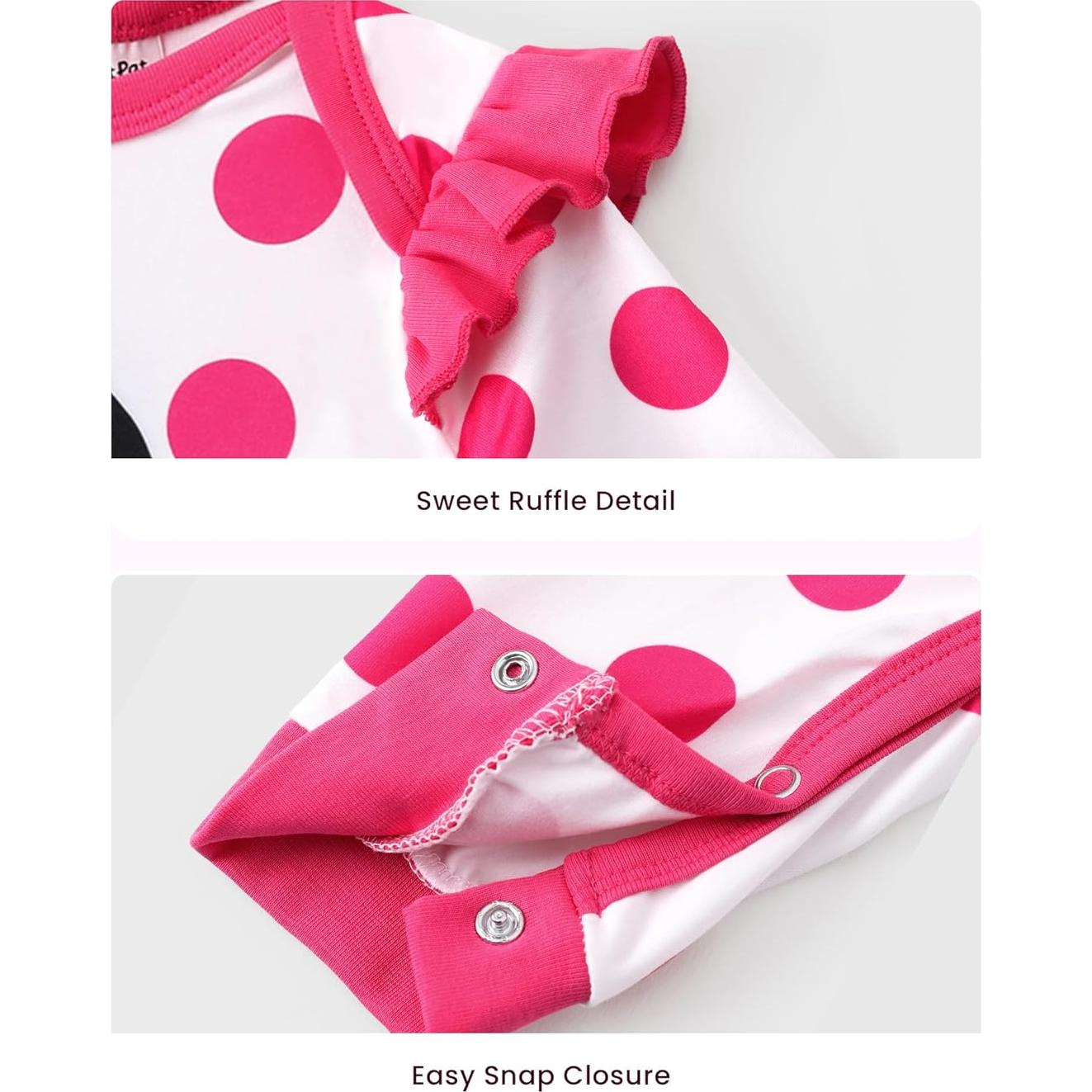 Conjunto Ropa Bebé Niña Disney Minnie Mouse 9-12 Meses Rosa