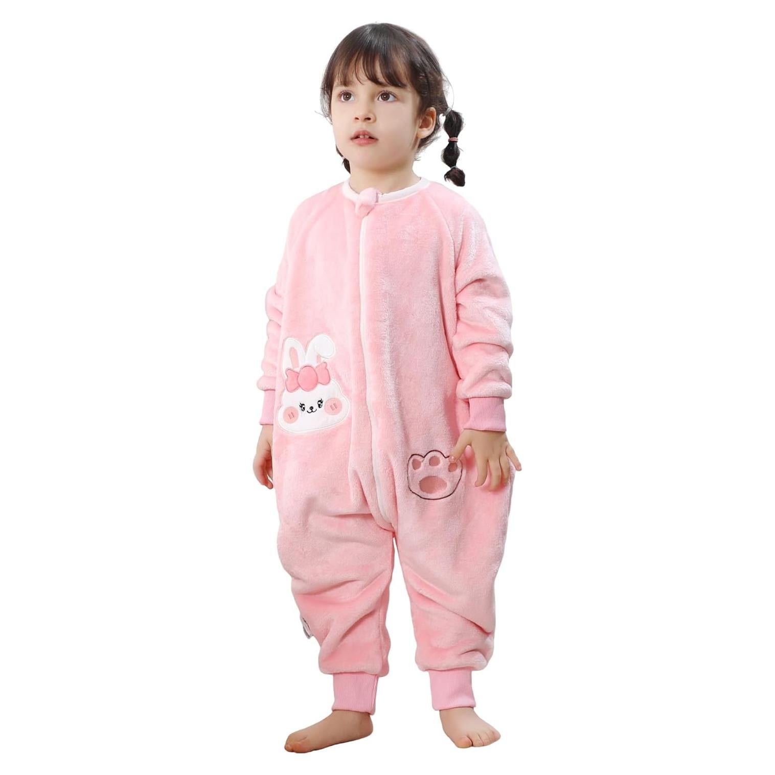 Saco de Dormir HAHASHOW para Bebés 9-18 Meses Rosa Unisex