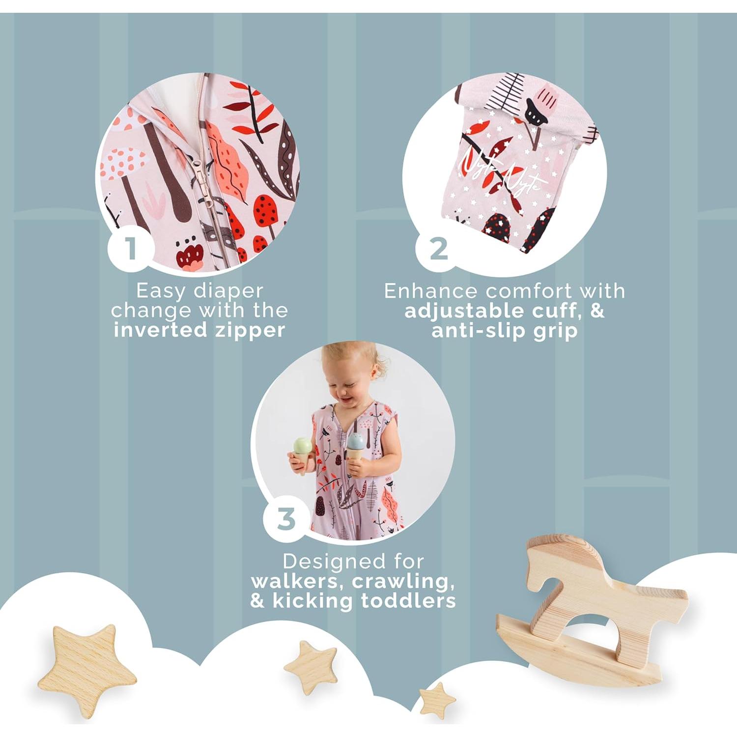 Saco de Dormir Sin Mangas Nyte Nyte Baby 1.0 TOG 12-18 Meses