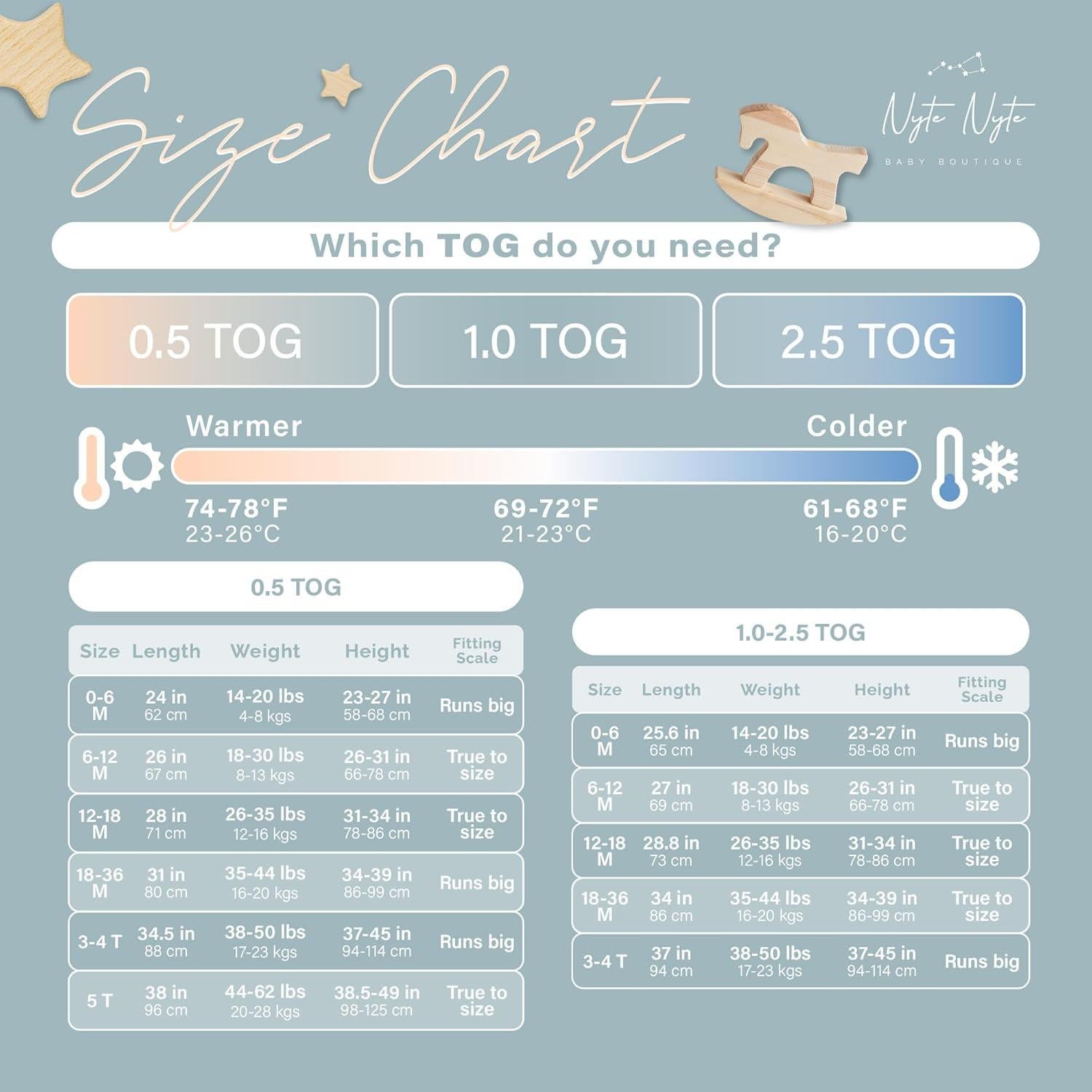 Saco de Dormir Sin Mangas Nyte Nyte Baby 1.0 TOG 12-18 Meses