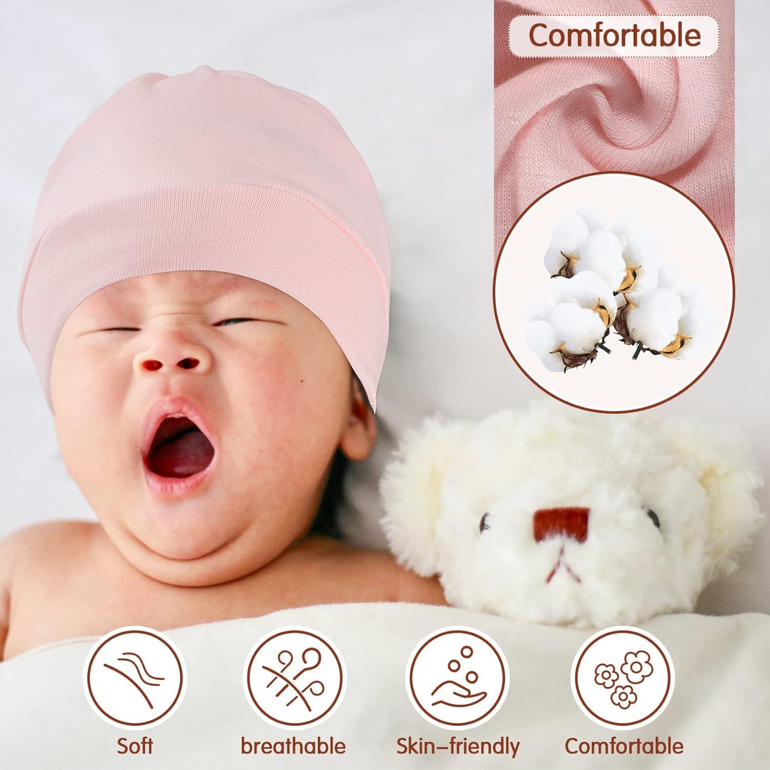 Conjunto Gorro y Manoplas Durio para Bebés 0-6 Meses Gris/Rosa