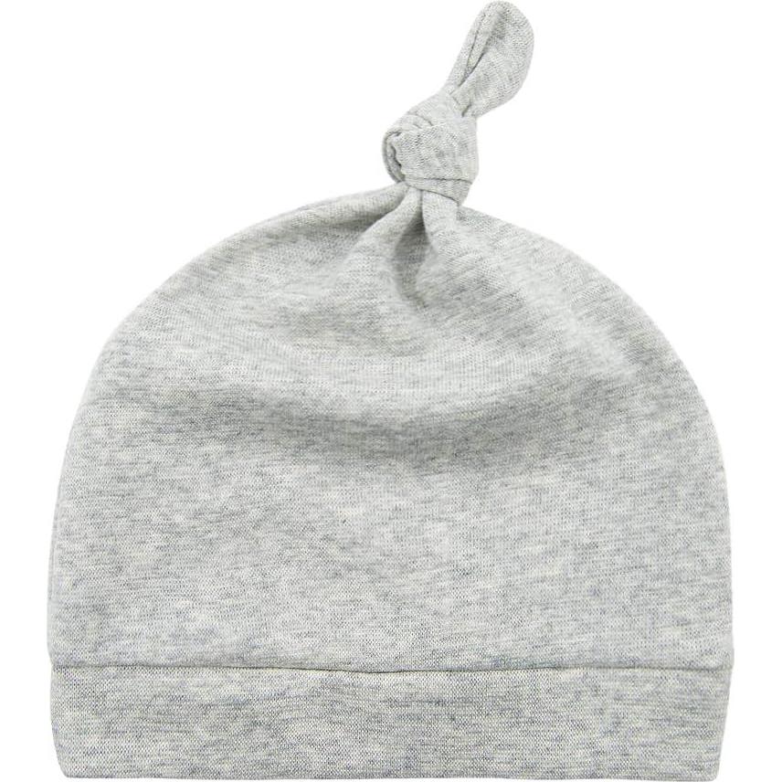 Conjunto Gorro y Manoplas Durio para Bebés 0-6 Meses Gris/Rosa