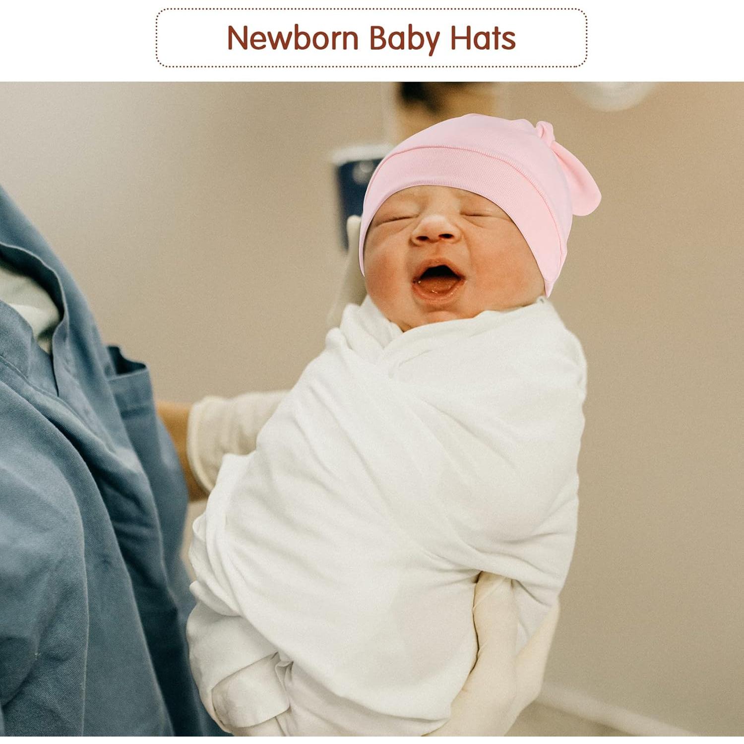 Conjunto Gorro y Manoplas Durio para Bebés 0-6 Meses Gris/Rosa