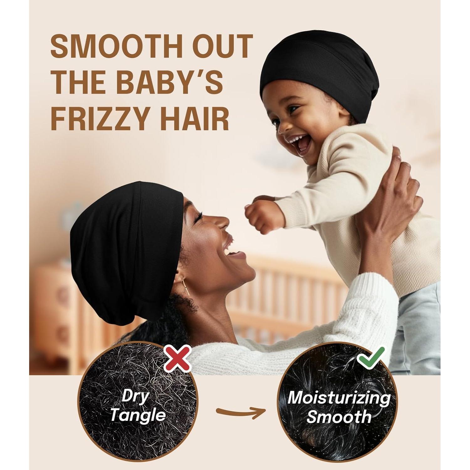 Bonete de Dormir Fittia para Bebés 0-6 Meses, Satén Suave