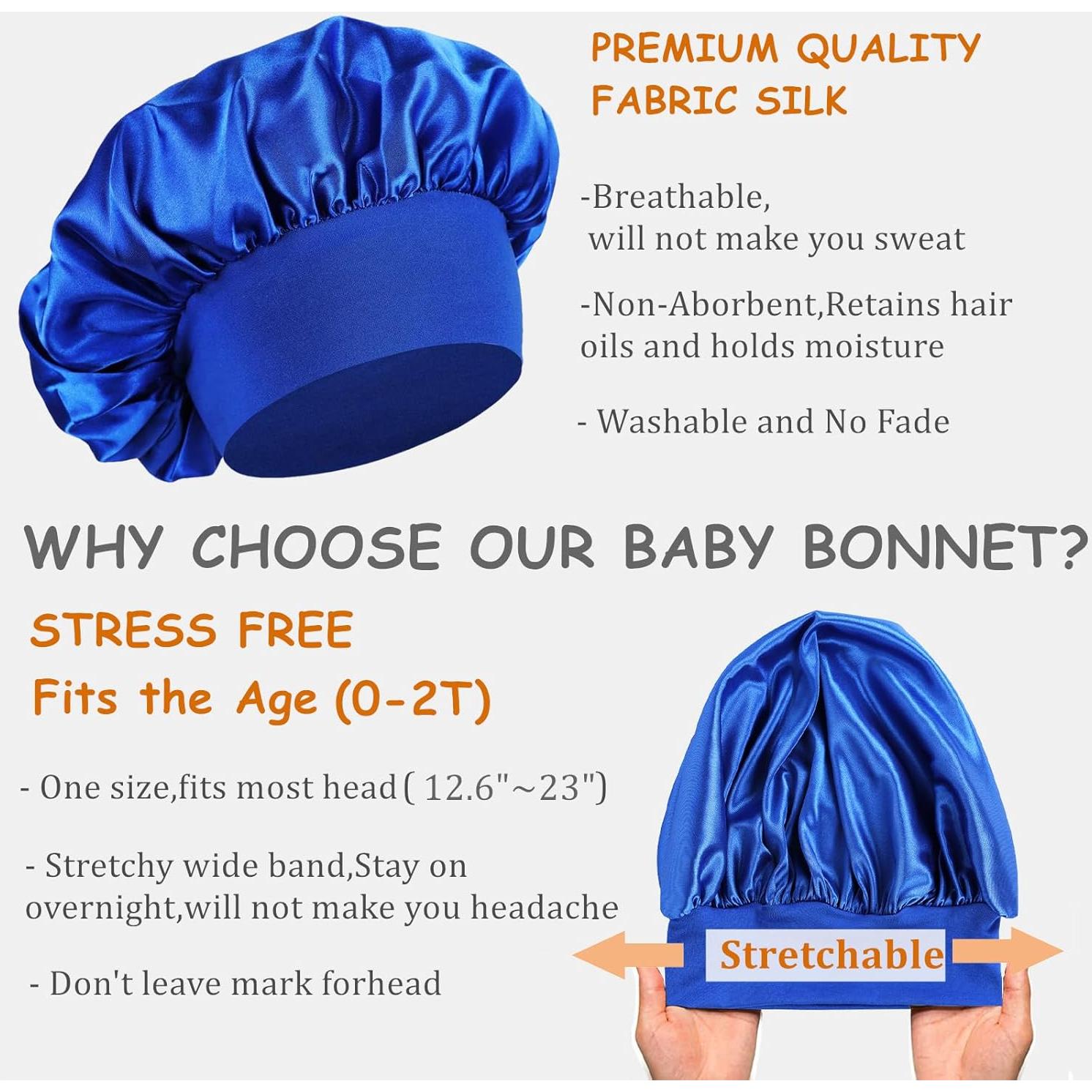 Gorro de Seda para Bebés Haniraba - Talla Única, Varios Colores