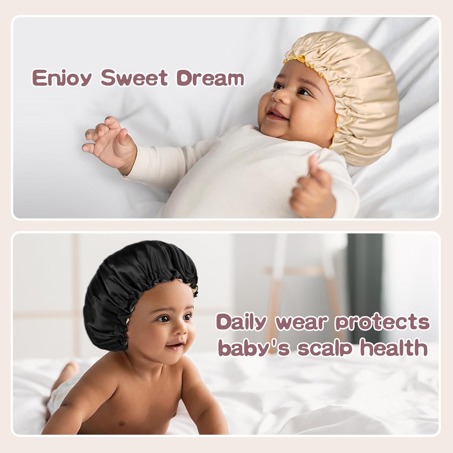 Bonete de Satén Fittia para Bebé 6-36 Meses Ajustable