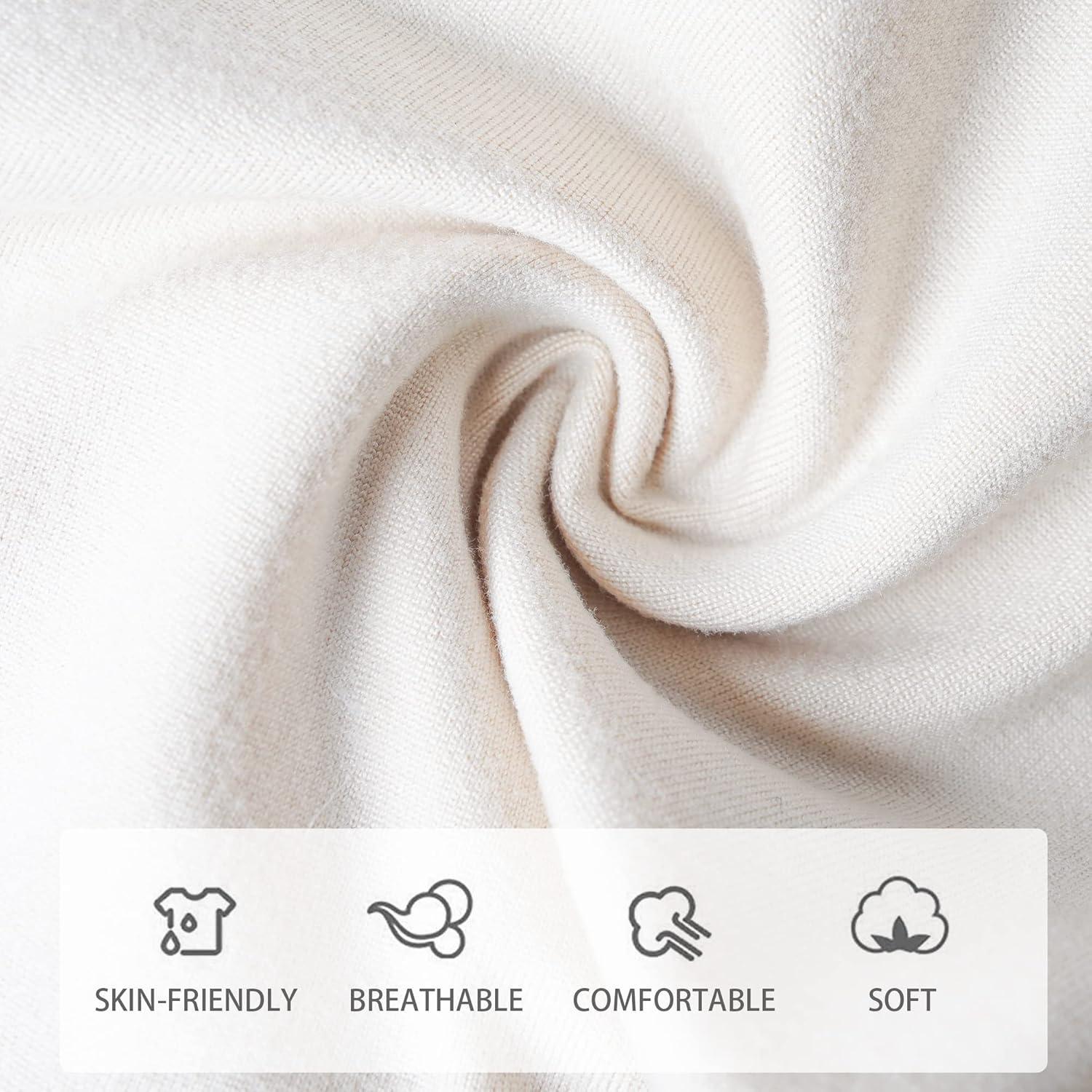 Konssy Conjunto de 6 Gorras Beanie para Bebés 0-6 Meses