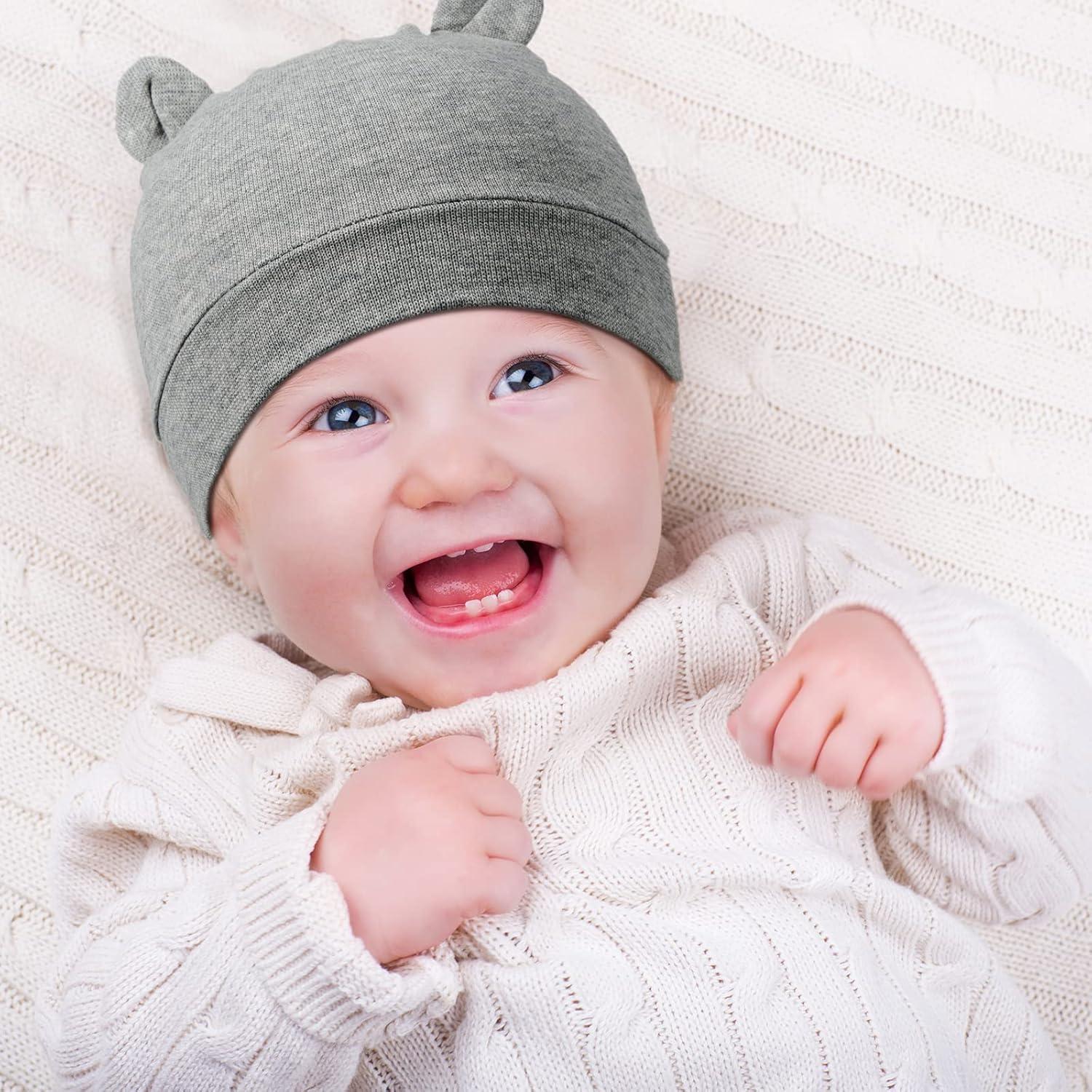 Geyoga 9 Gorros Beanie para Bebé Unisex 0-3 Meses