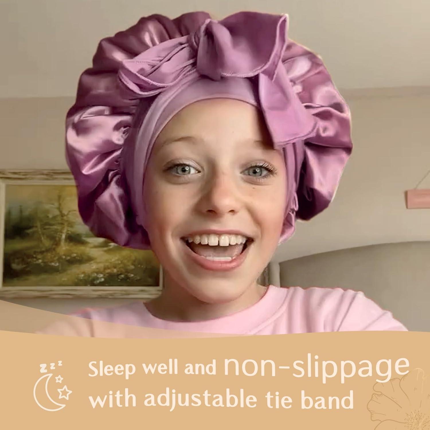 Gorro de Seda Satinado YANIBEST para Bebés y Niños 5-12 Años