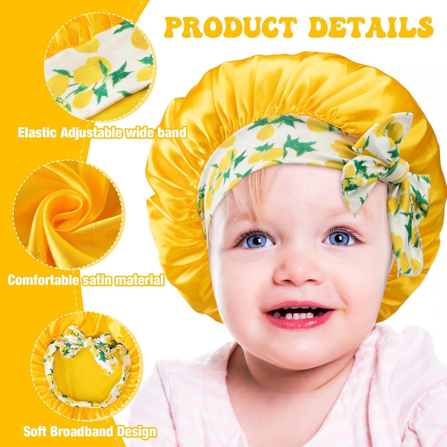 Gorras de Dormir para Niños JaGely 6 Pcs Lazo de Satén Multicolor