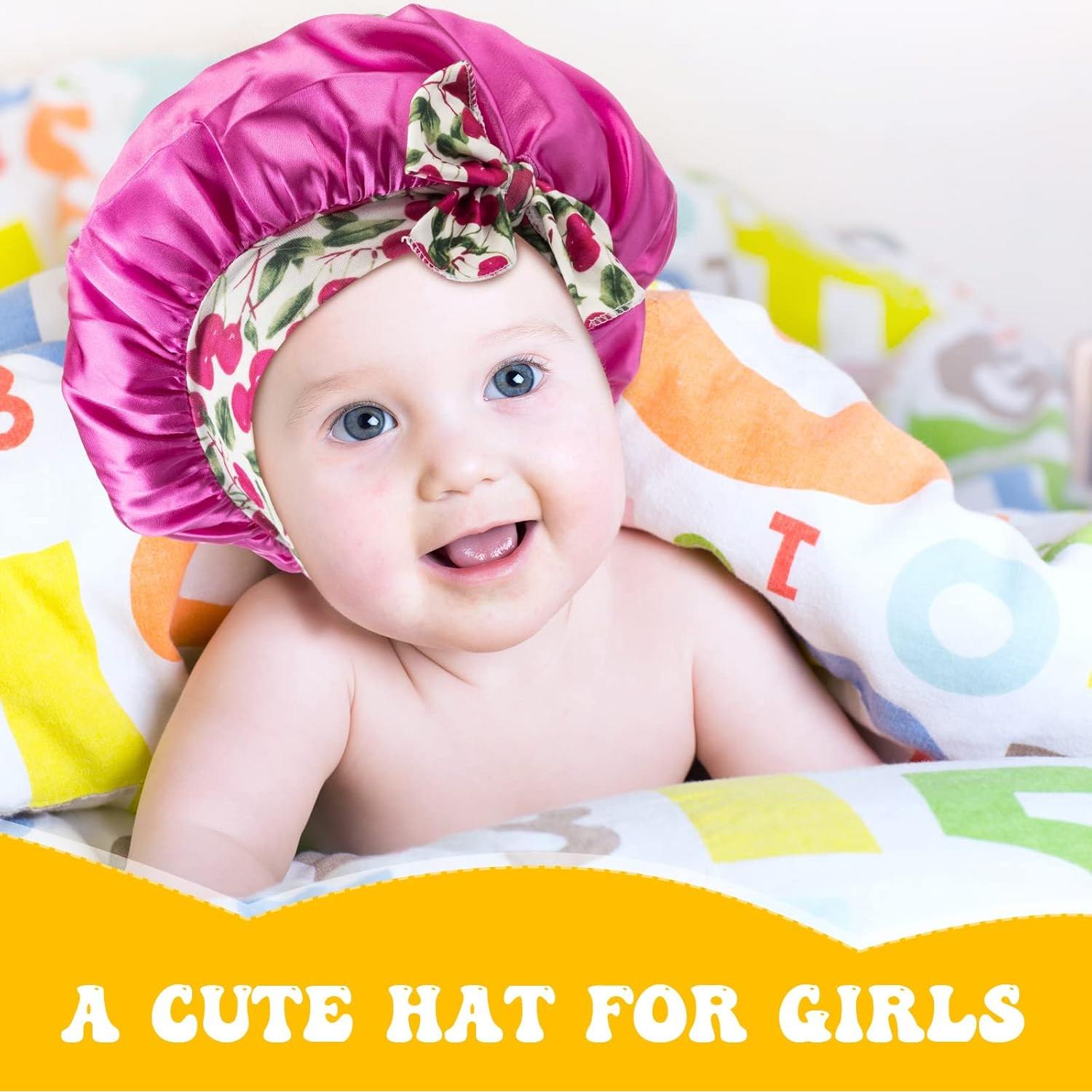 Gorras de Dormir para Niños JaGely 6 Pcs Lazo de Satén Multicolor