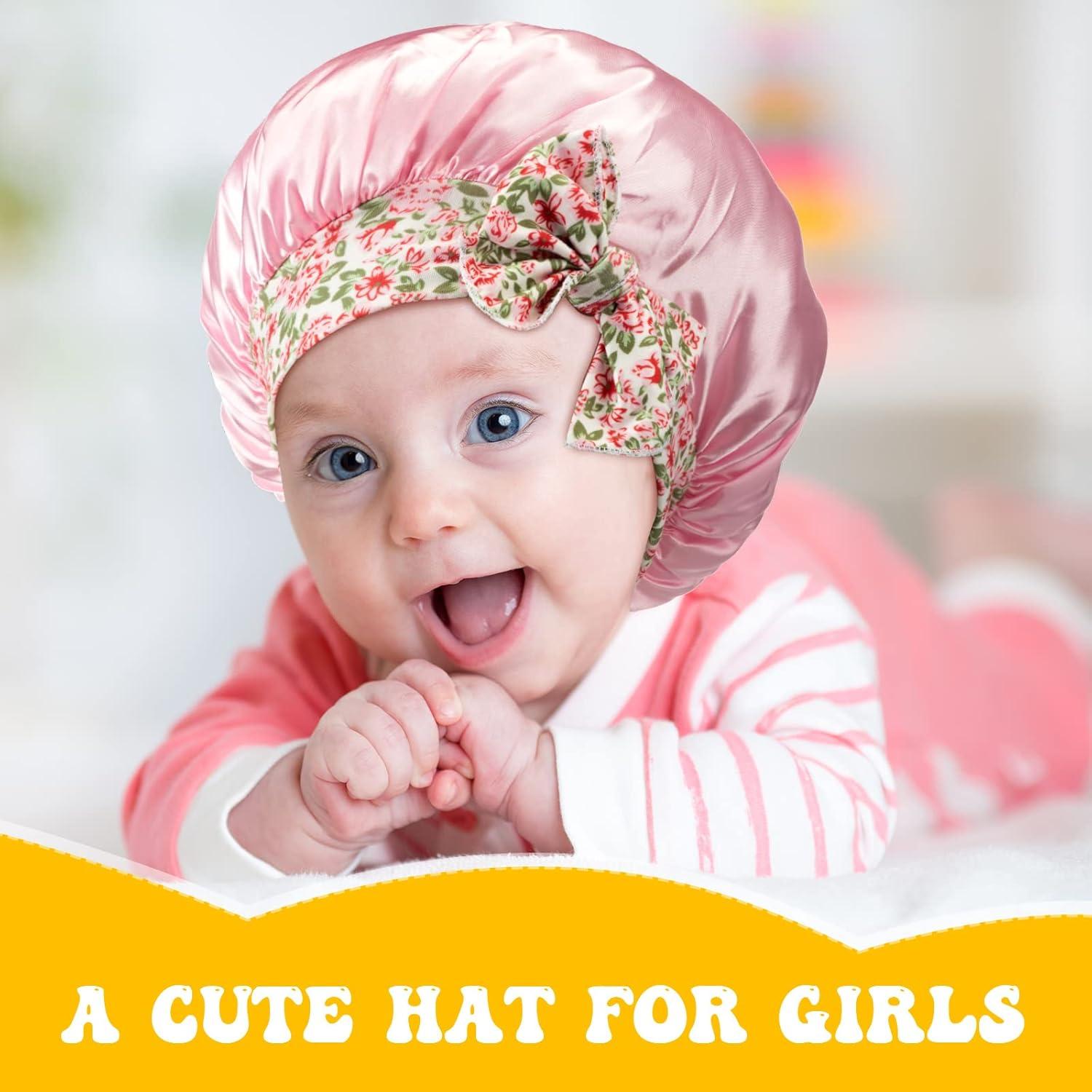 Gorras de Dormir para Niños JaGely 6 Pcs Lazo de Satén Multicolor