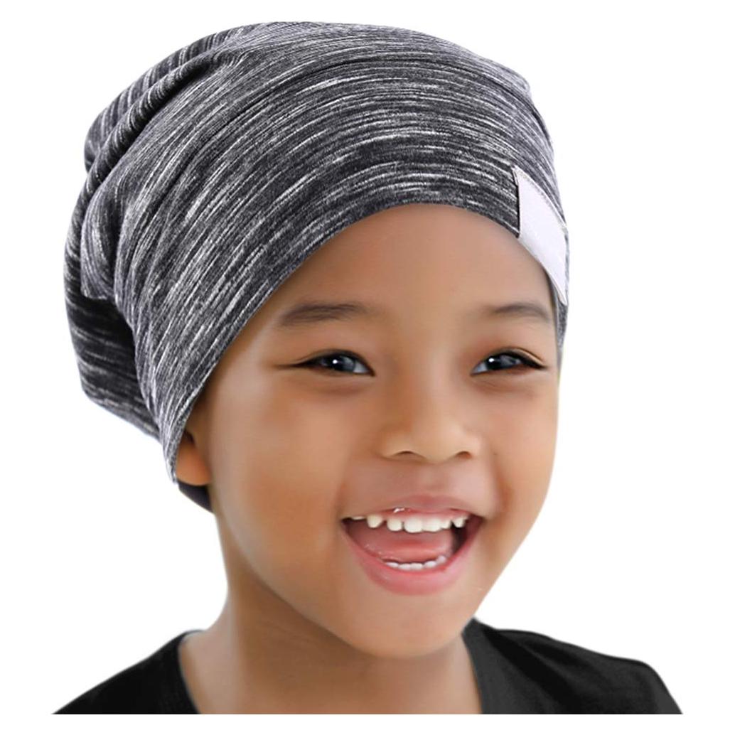 Gorro de Sueño para Niños ELIHAIR Gris Pálido Ajustable