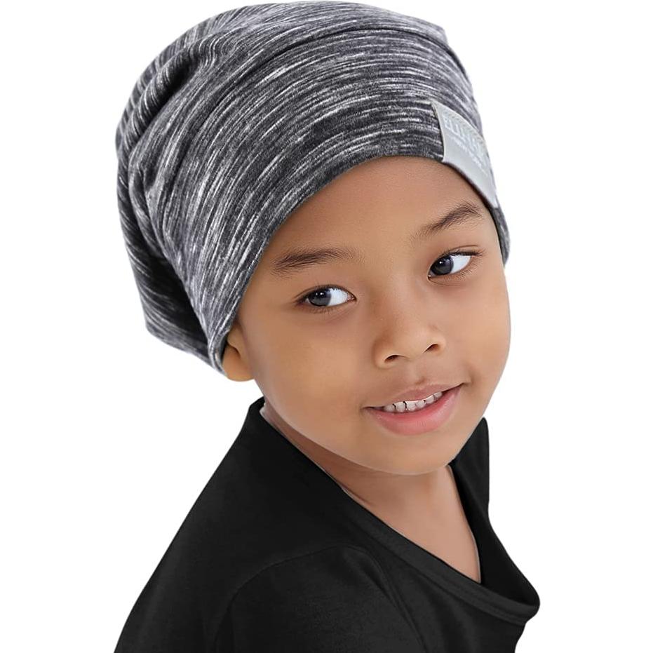 Gorro de Sueño para Niños ELIHAIR Gris Pálido Ajustable