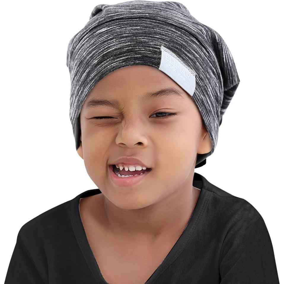 Gorro de Sueño para Niños ELIHAIR Gris Pálido Ajustable