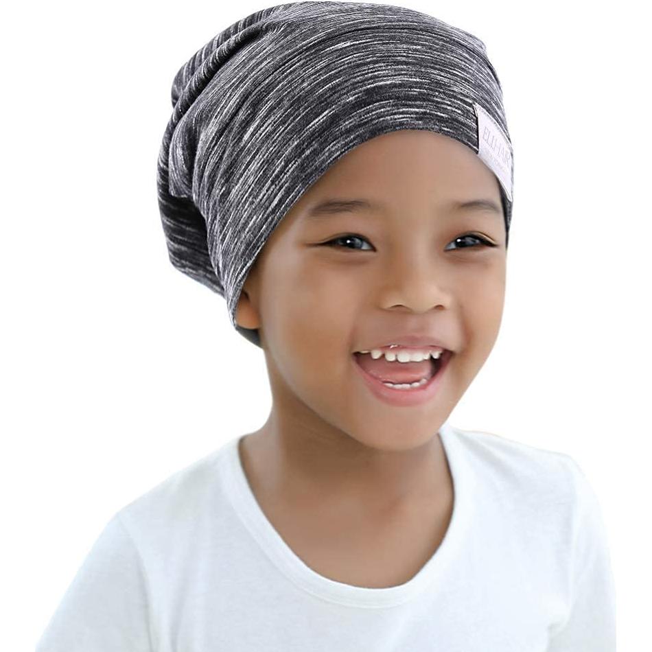 Gorro de Sueño para Niños ELIHAIR Gris Pálido Ajustable
