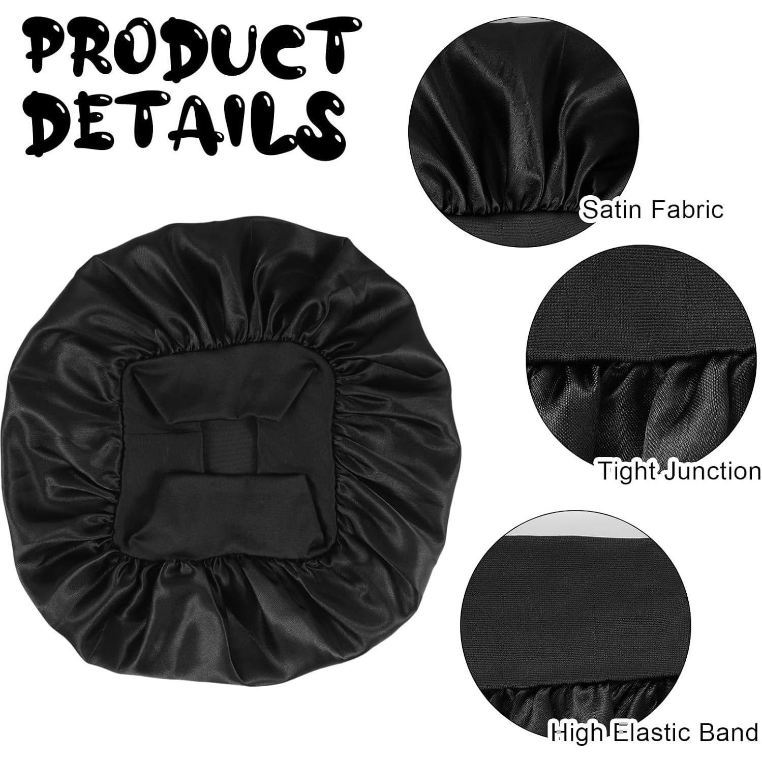 Gorras de Satén para Bebé 3 PCS - Suave y Transpirable