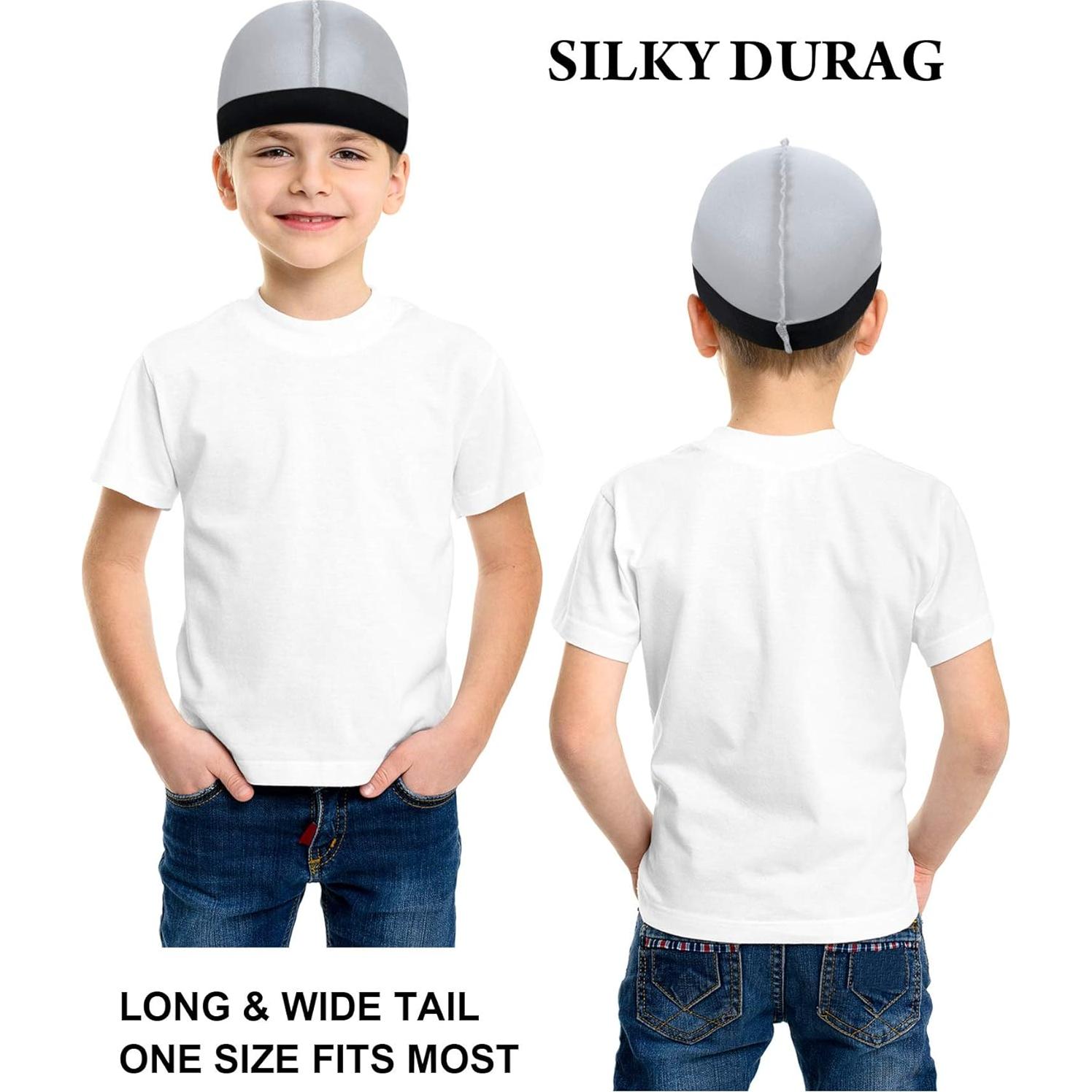 6 Gorros de Satén para Niños Unisex Beanie - Colores Variados