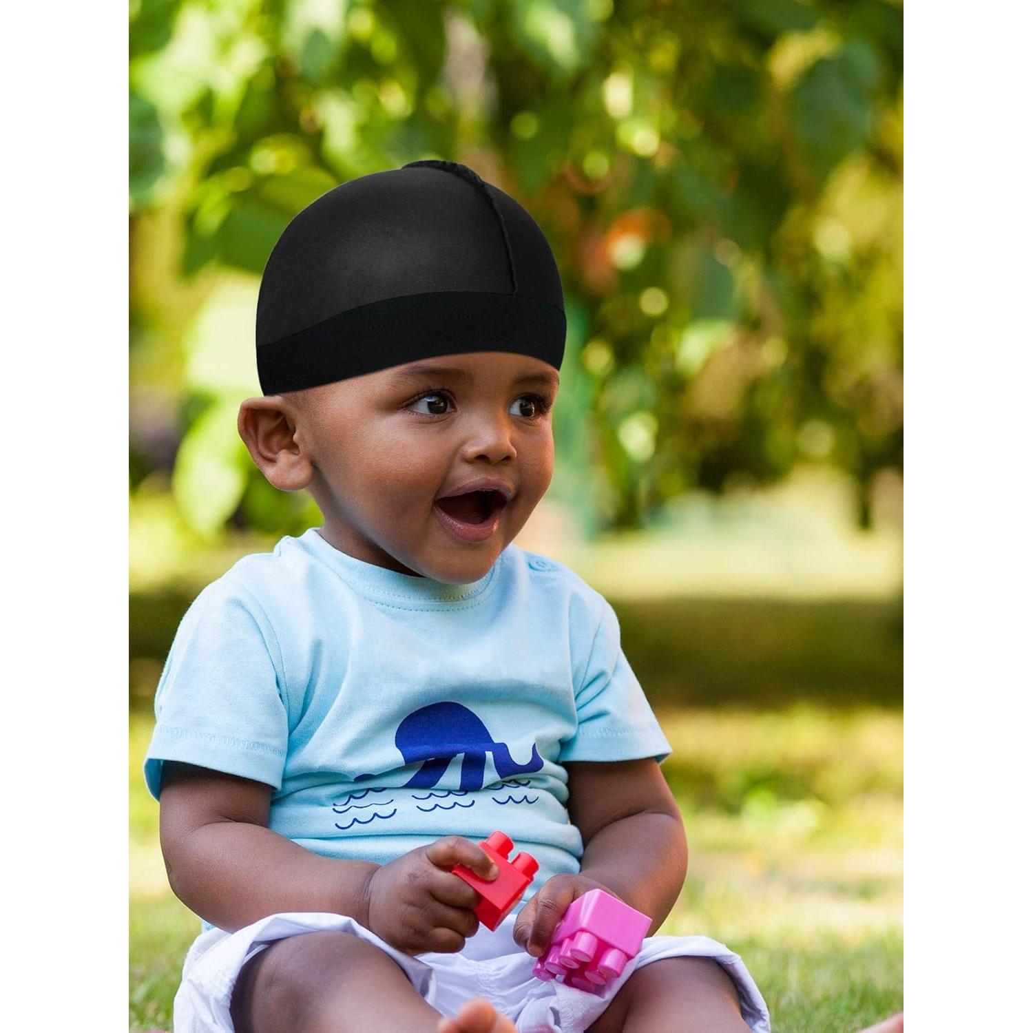 6 Gorros de Satén para Niños Unisex Beanie - Colores Variados