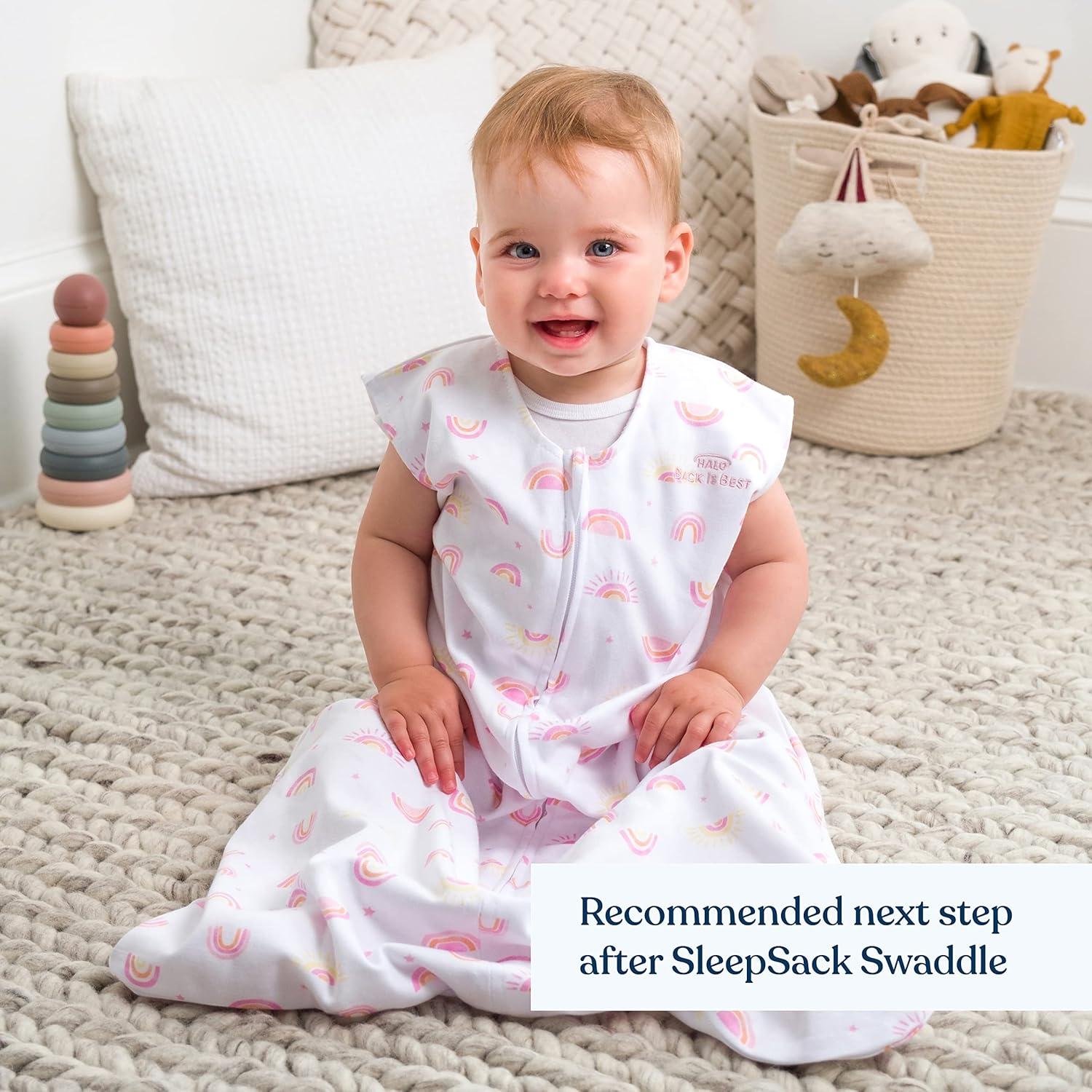 Saco de Dormir HALO Sleepsack 100% Algodón Grande Arcoíris