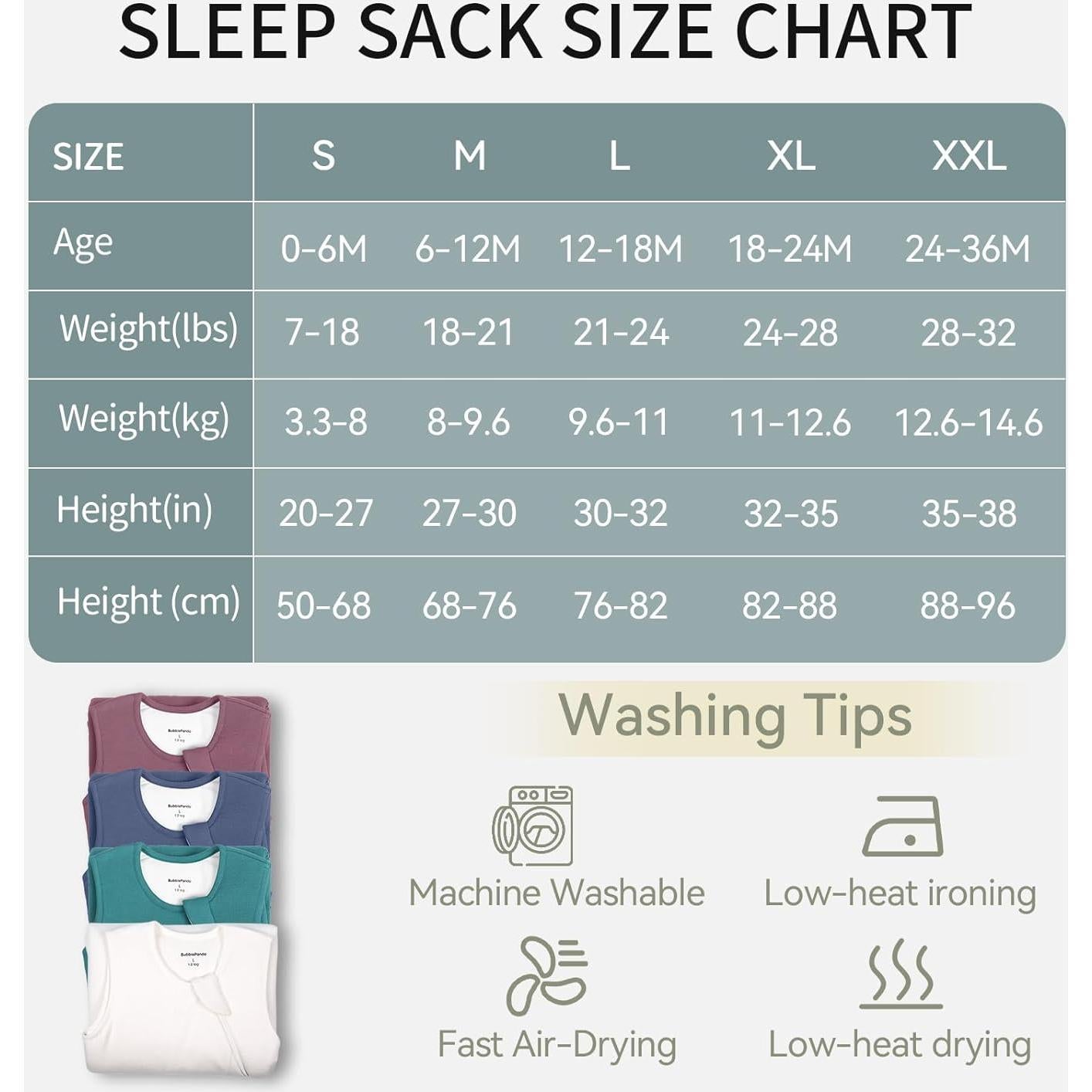 Saco de Sueño Modal BubblePanda 6-12 Meses 1.0 Tog Unisex