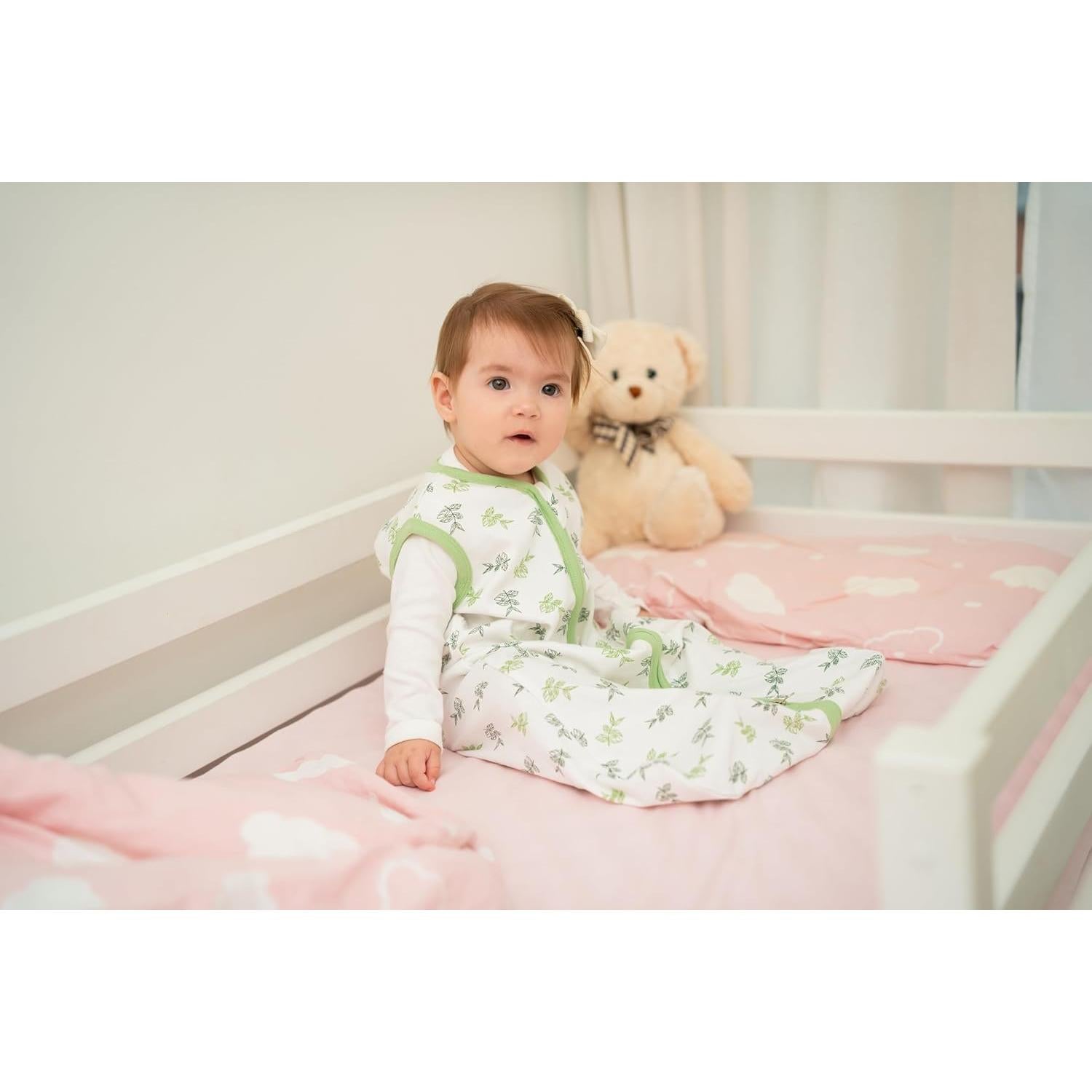 Saco de Sueño Bublo Baby 6-12 Meses Algodón Transpirable 2 Paquetes