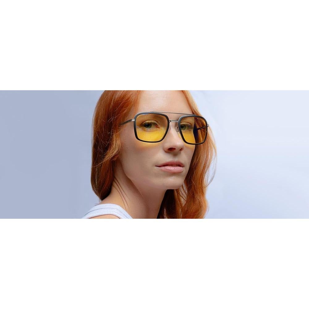 GAFAS GUNNAR Stark Industries Tinte Ámbar Bloqueo Luz Azul