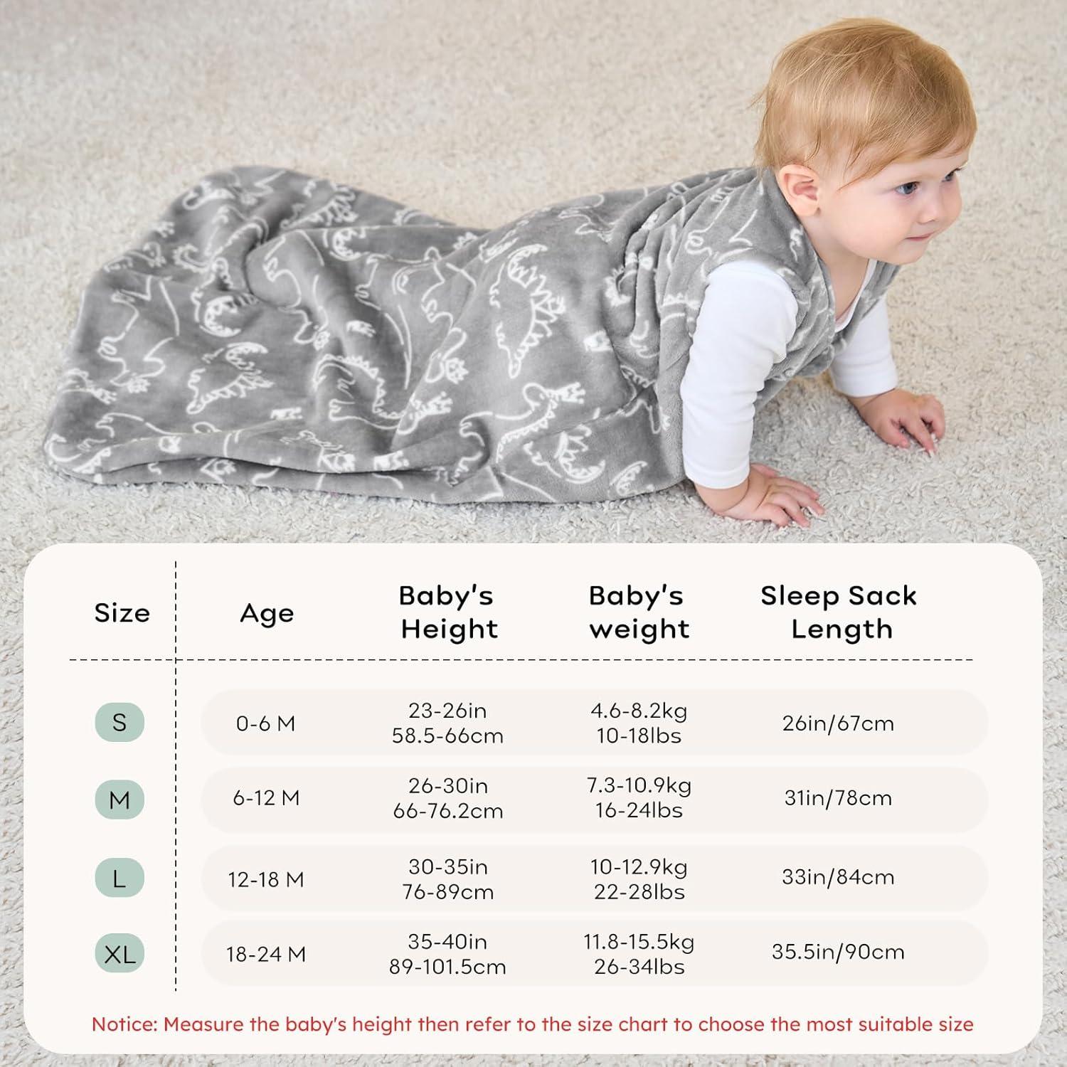 Saco de dormir Unnivoll para bebés 0-6 meses 2.0 Tog gris