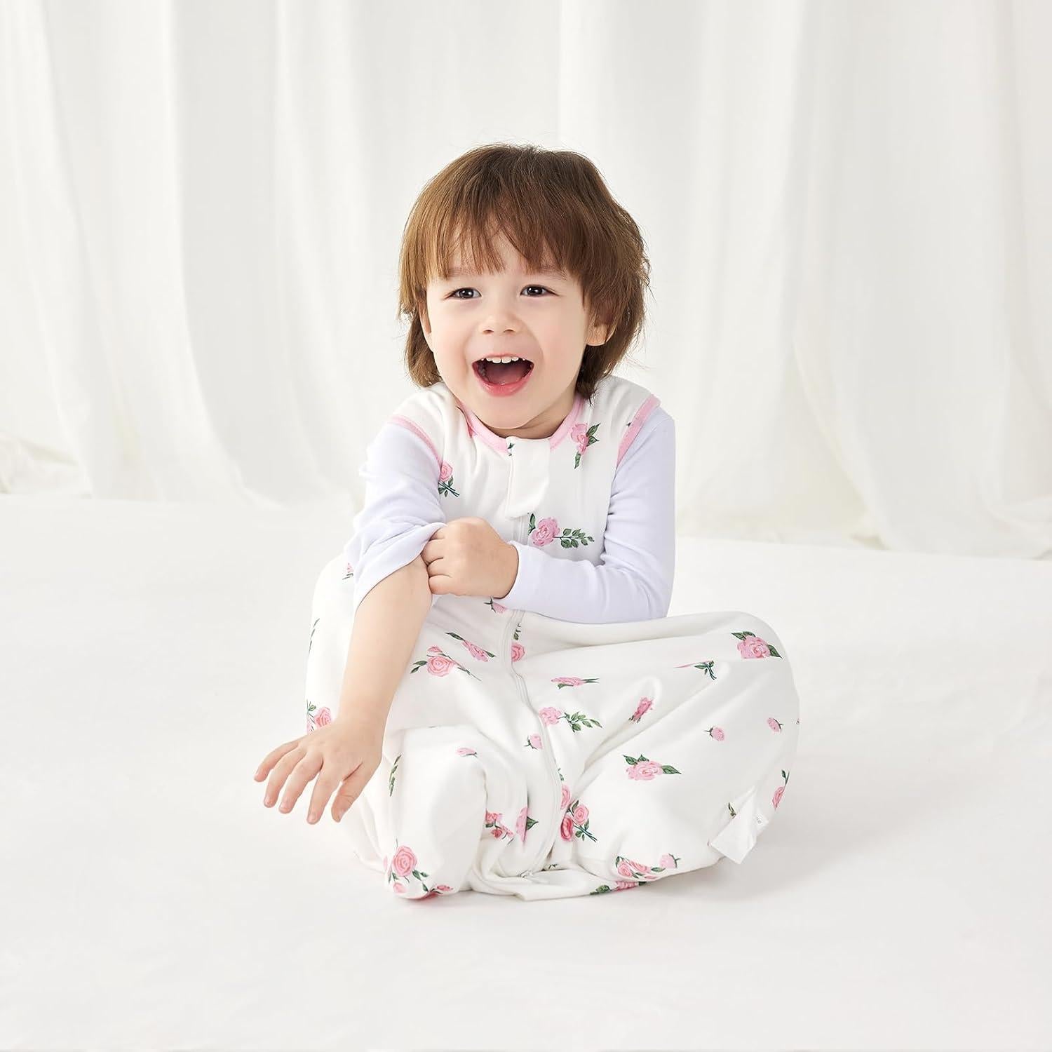 Saco de Sueño 1.5 TOG Algodón Orgánico para Bebé 6-18 Meses