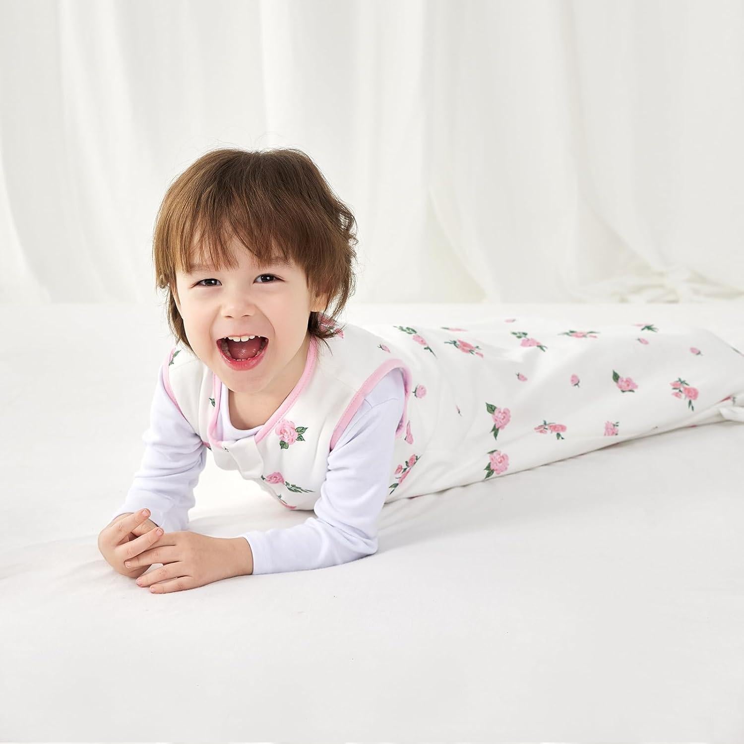 Saco de Sueño 1.5 TOG Algodón Orgánico para Bebé 6-18 Meses