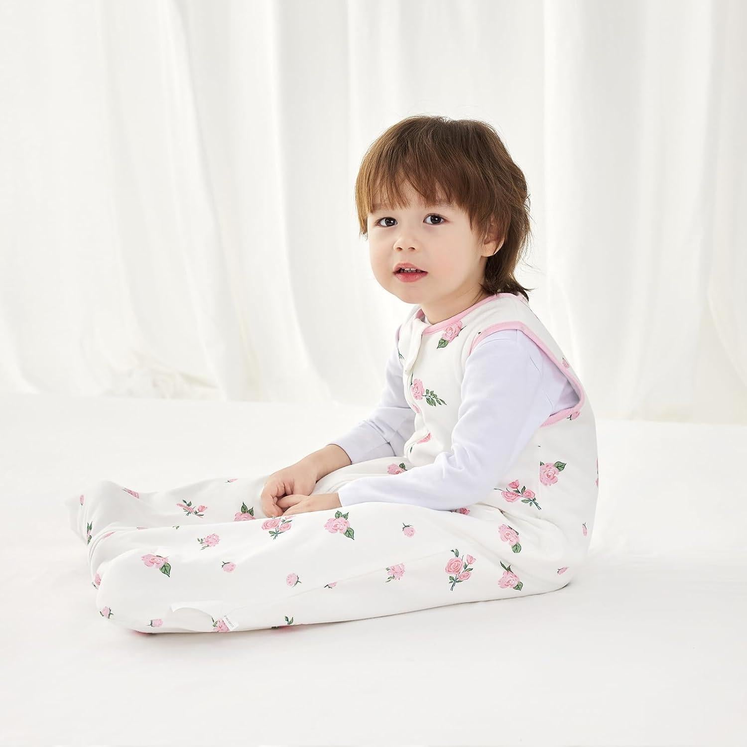 Saco de Sueño 1.5 TOG Algodón Orgánico para Bebé 6-18 Meses