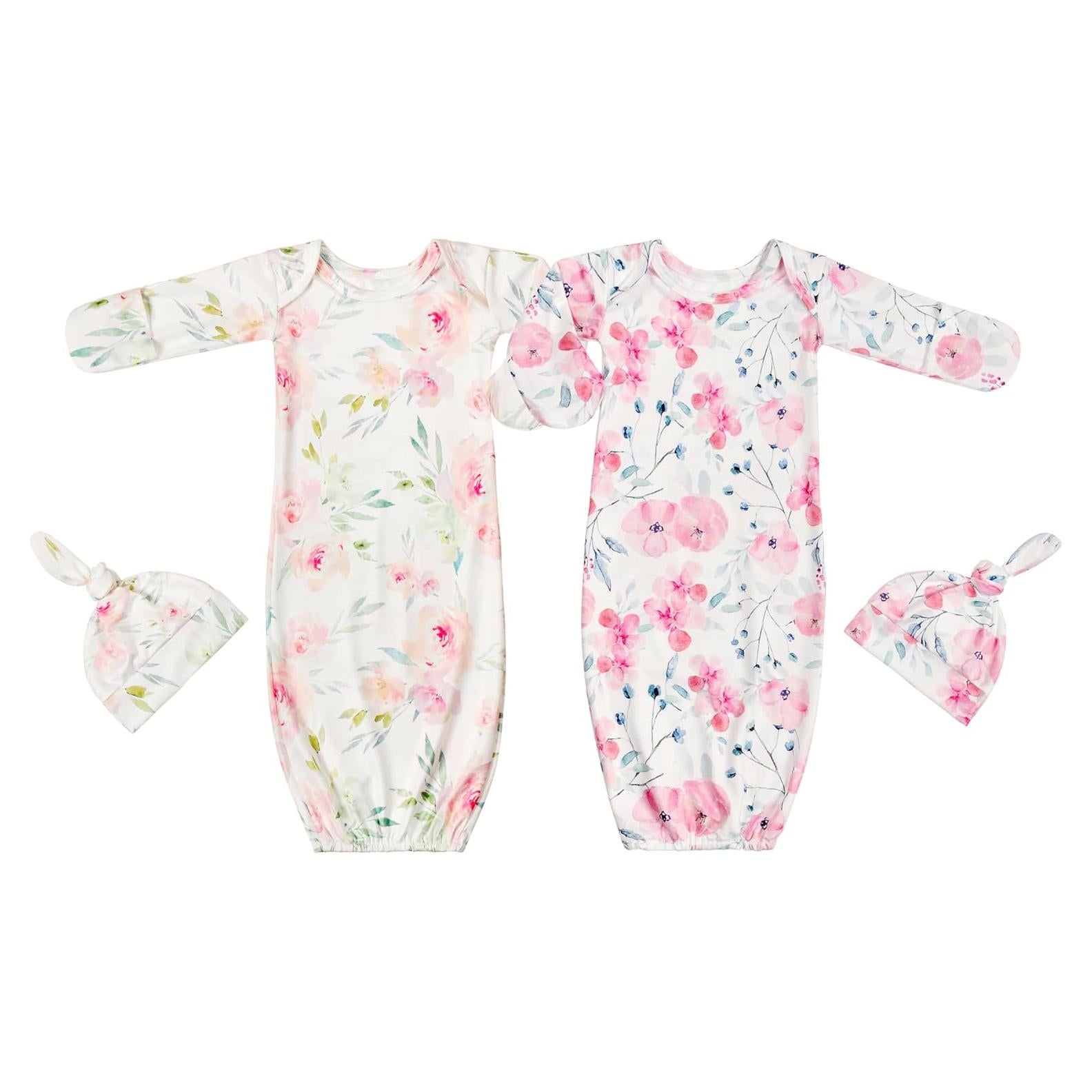Vestido de Dormir para Bebé Giggle Angel 0-3 Meses Rosa Claro