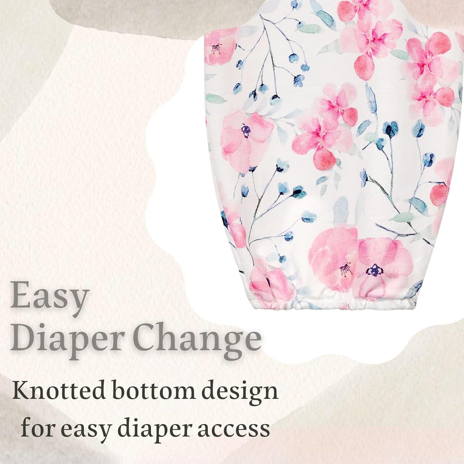 Vestido de Dormir para Bebé Giggle Angel 0-3 Meses Rosa Claro