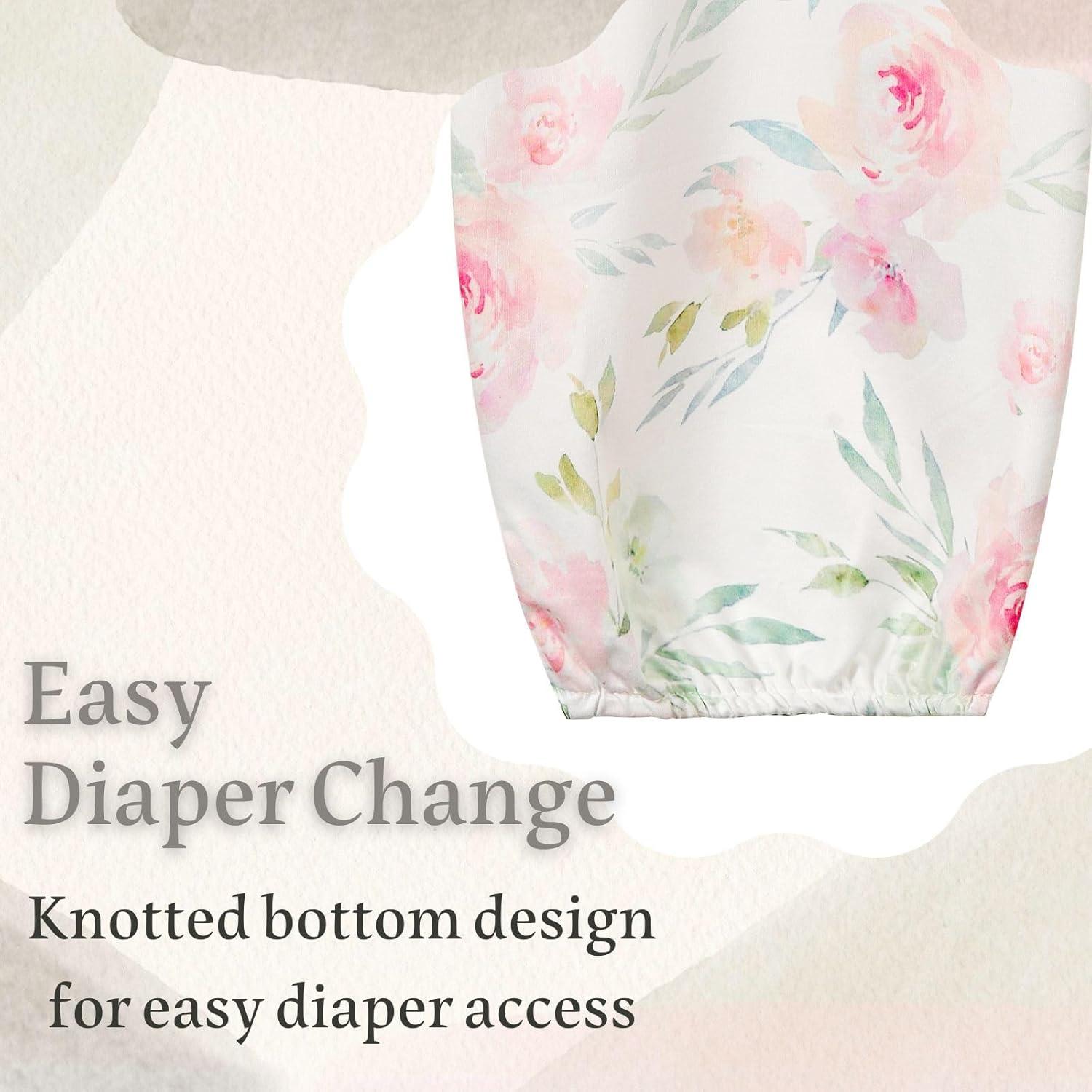 Vestido de Dormir para Bebé Giggle Angel 0-3 Meses Rosa Claro