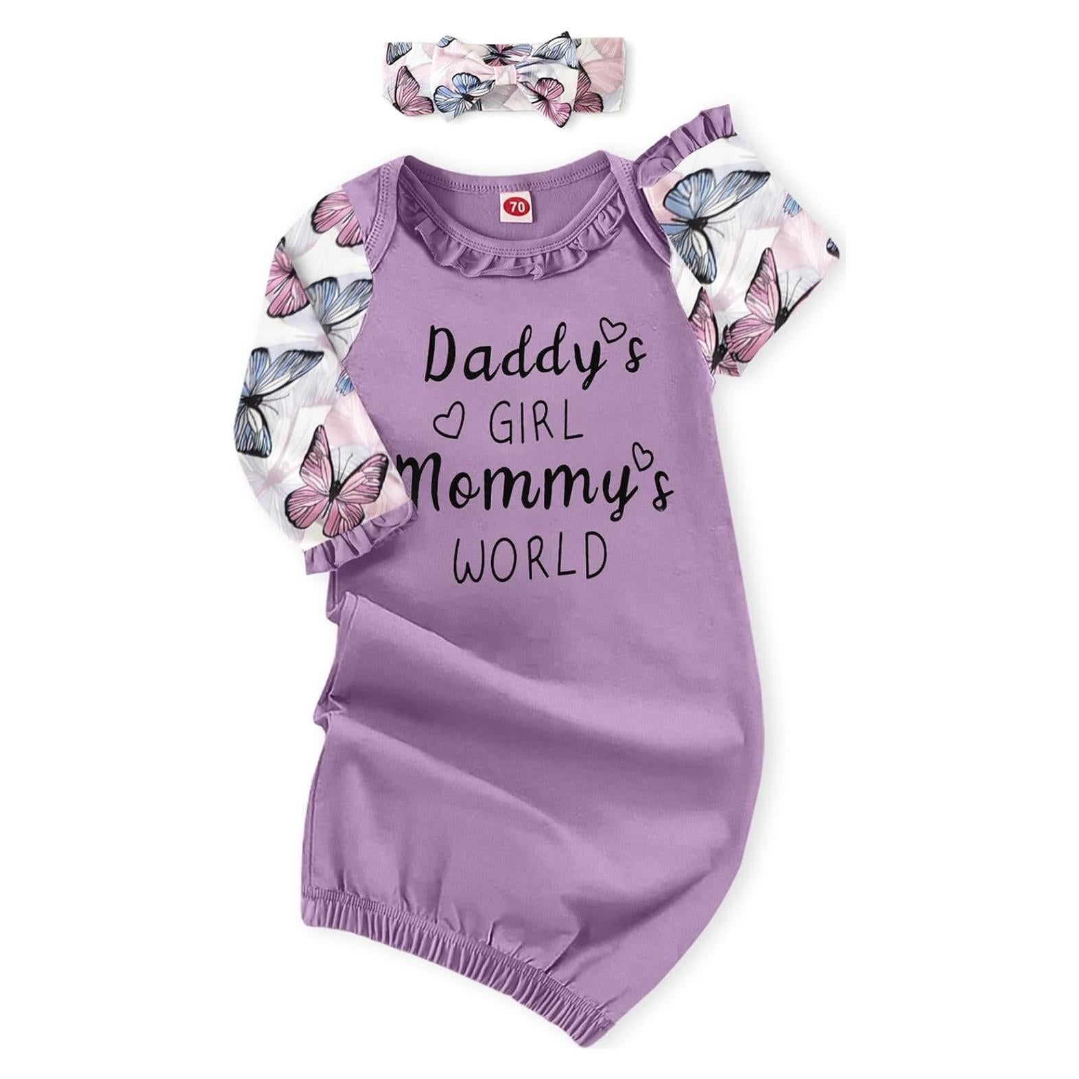 Conjunto de Pijamas para Bebé Niña AMAWMW 0-6 Meses Rayas