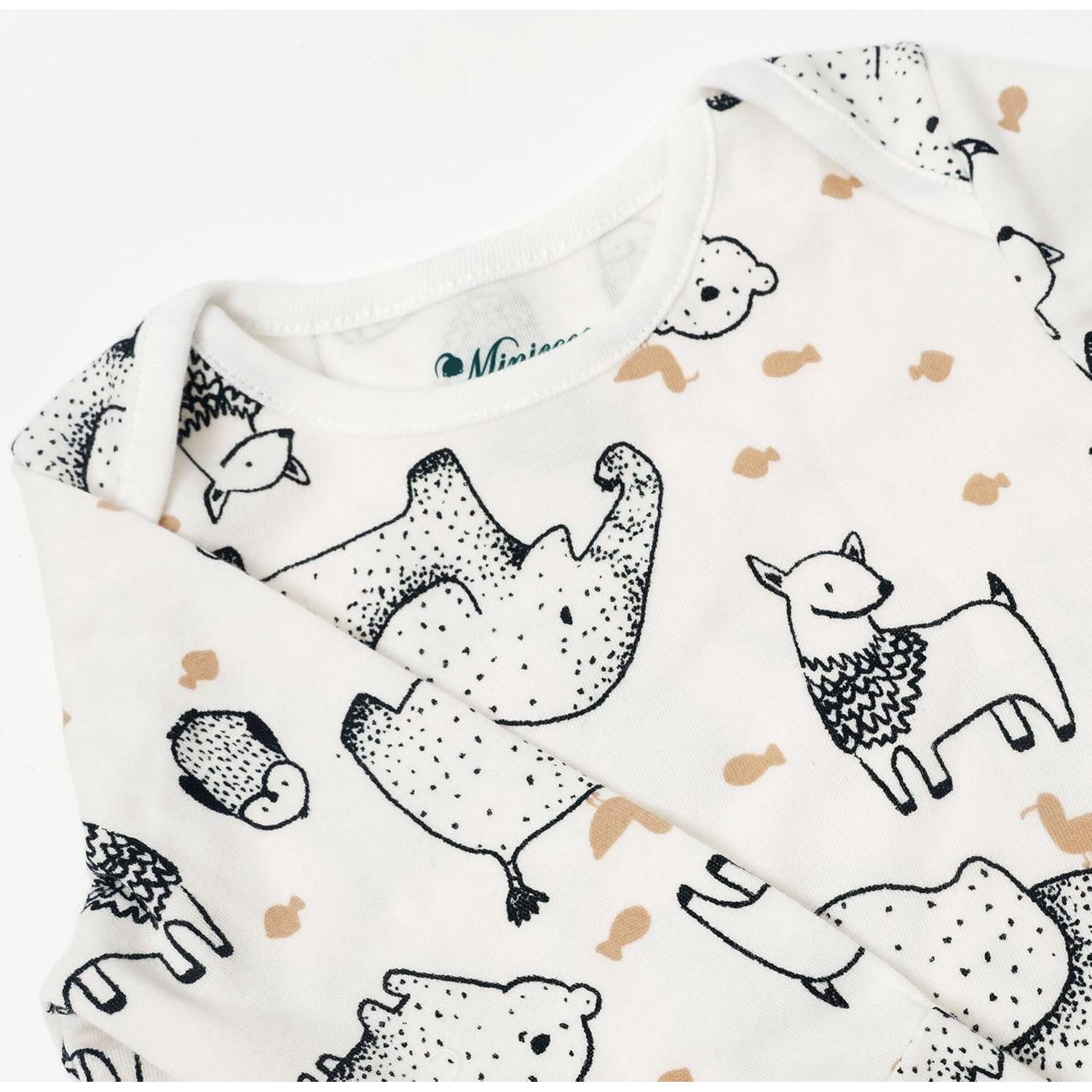 Bata de dormir 100% algodón unisex Minicoco 0-6 meses