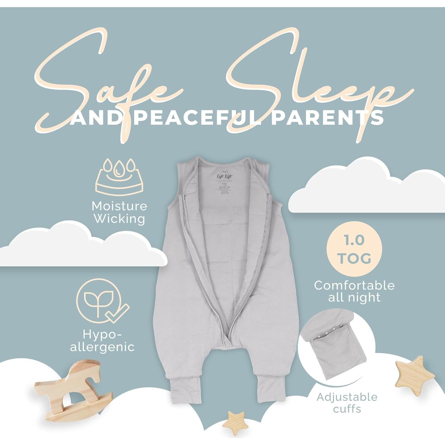 Saco de Dormir Sin Mangas Nyte Nyte Baby 1.0 TOG 12-18 Meses