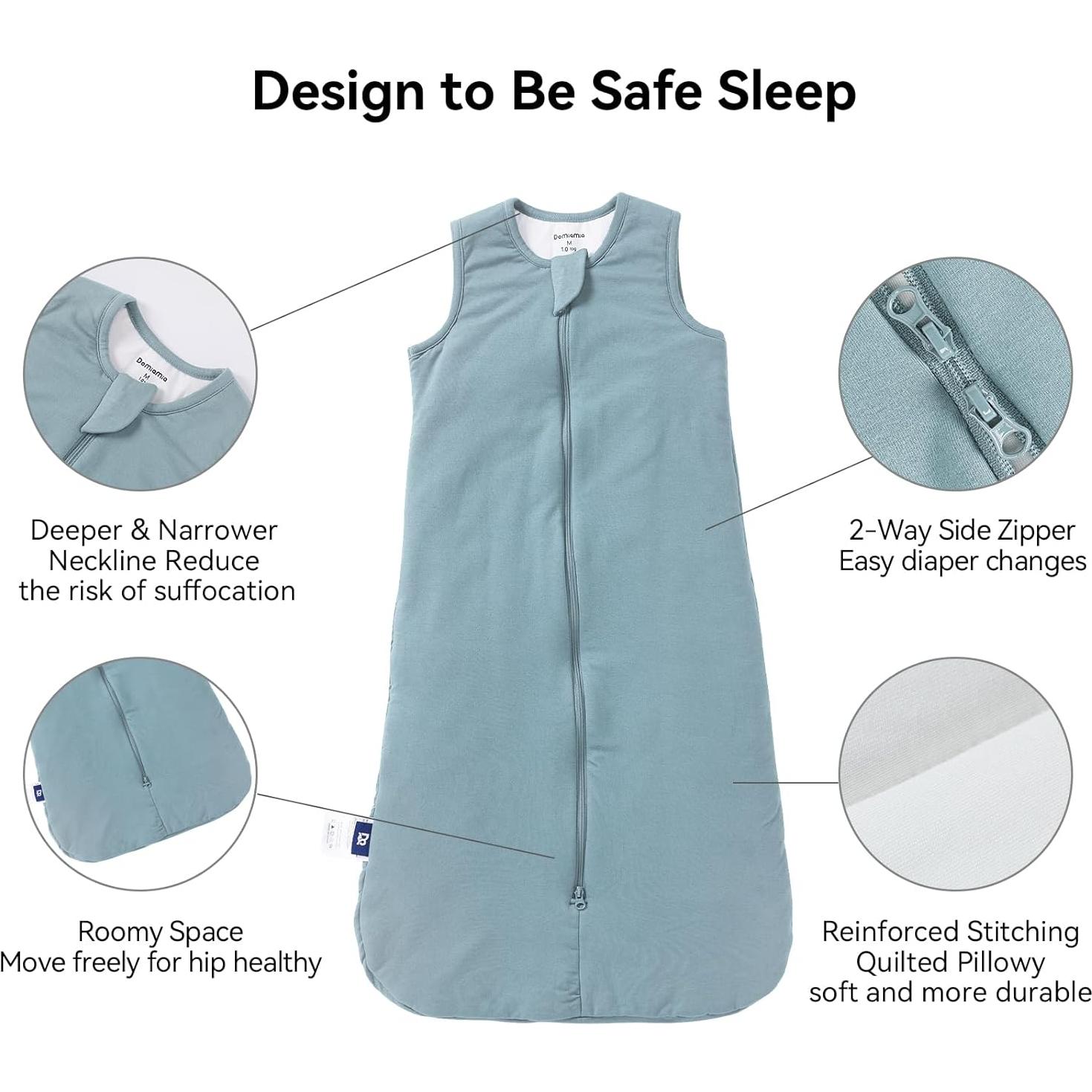 Saco de Sueño Bebé Domiamia Rayón Bambú 0-6 Meses Unisex