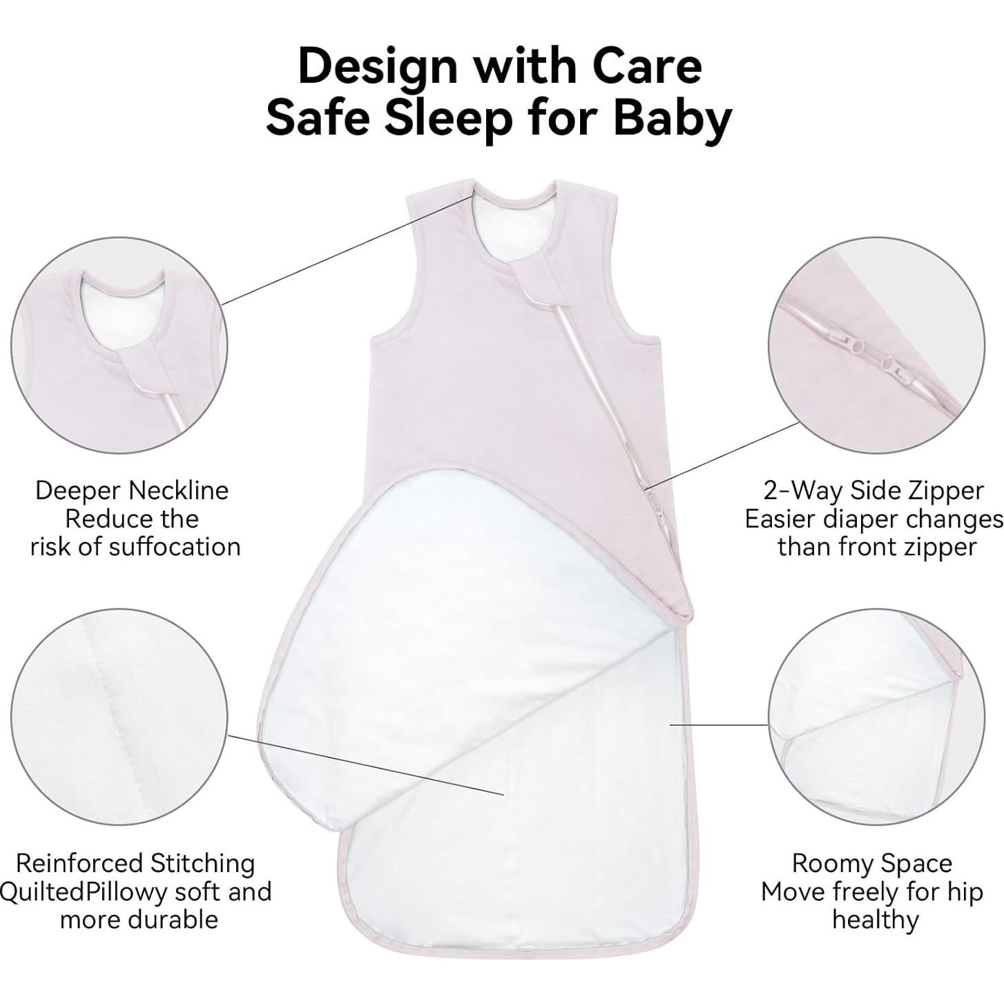 Saco de Sueño para Bebés BubblePanda 12-18 Meses 100% Algodón