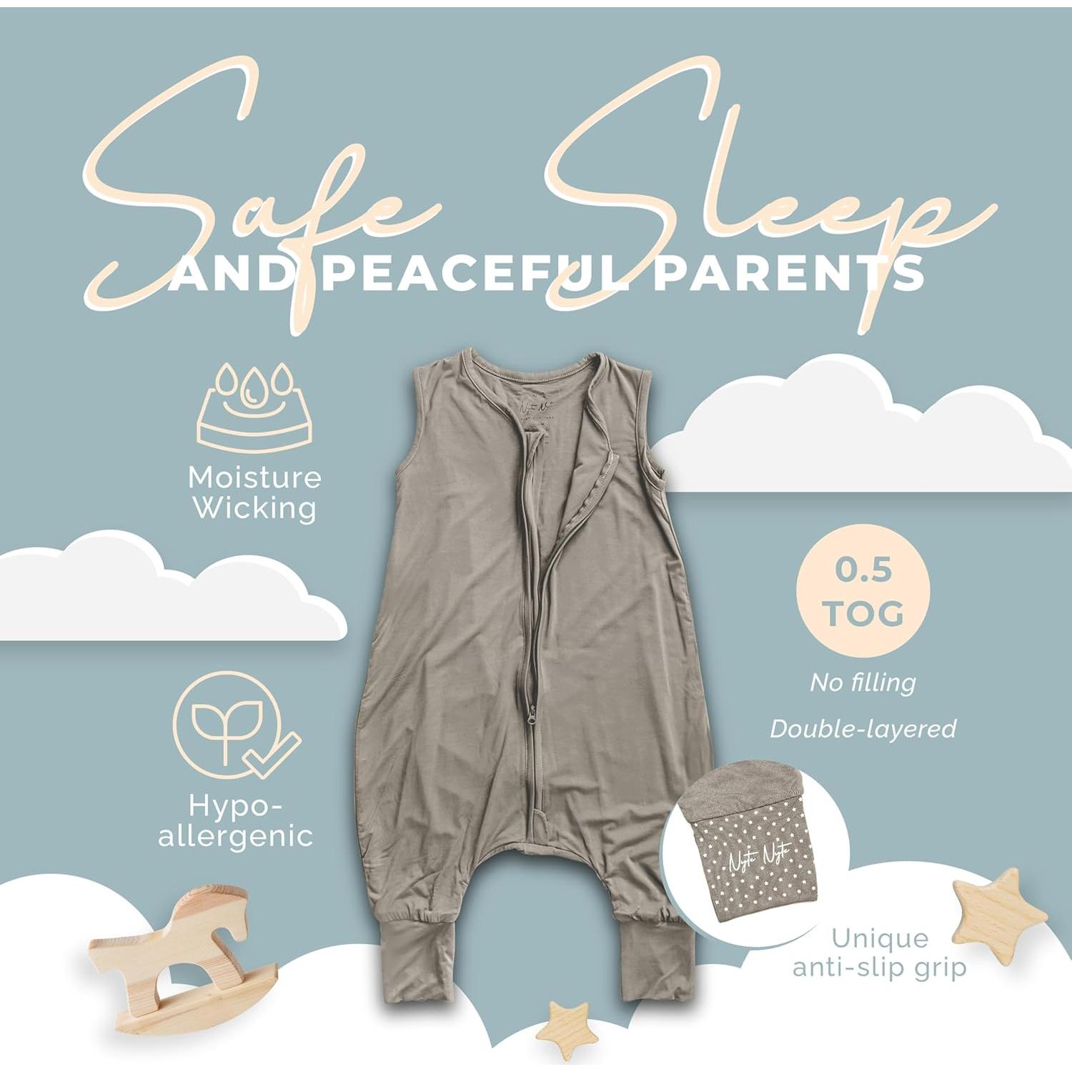 Saco de Sueño Sin Mangas Nyte Nyte Baby 0.5 TOG 3-4T