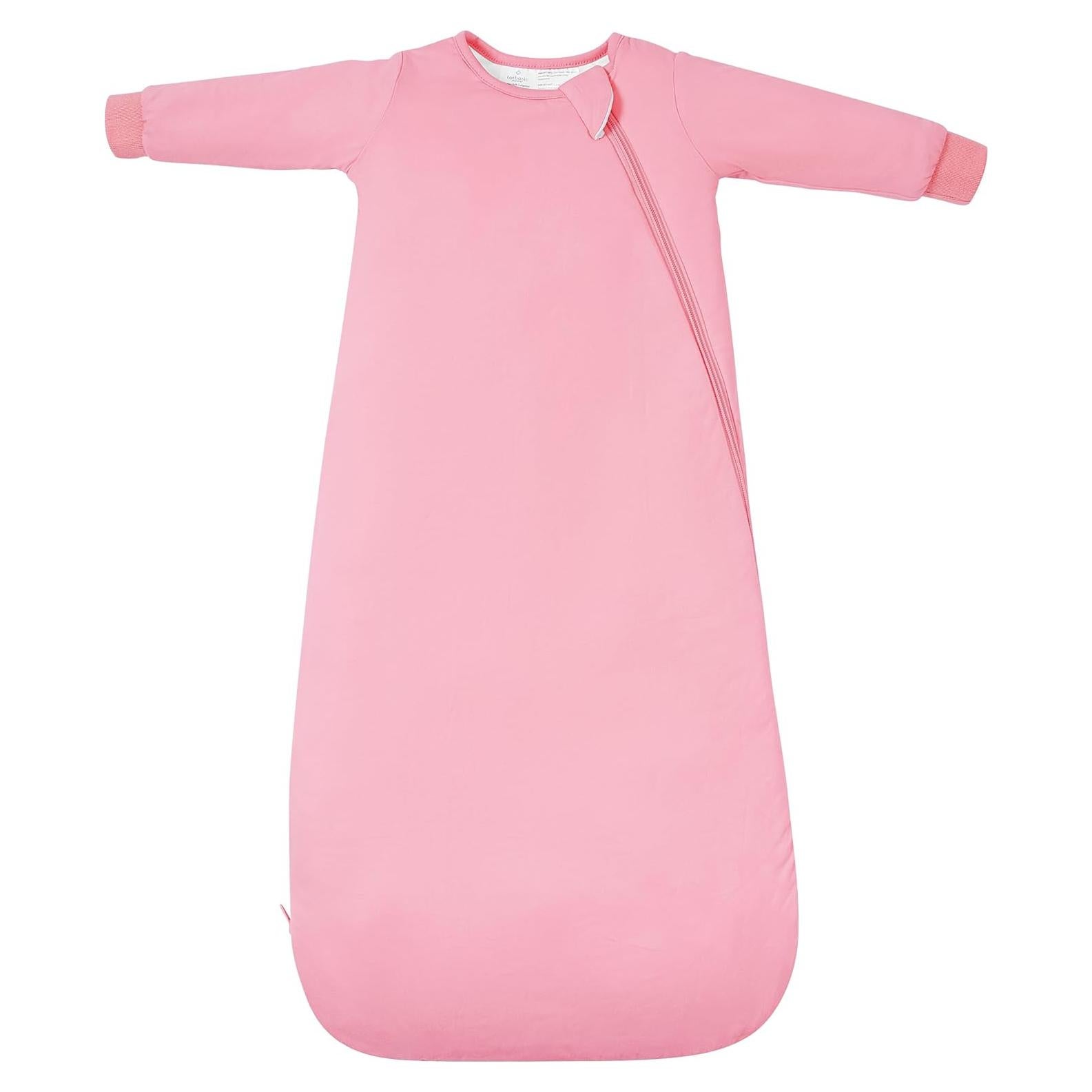 Saco de Sueño TotBasic 1.0 TOG Manga Larga Bebé Rosa 0-6 Meses