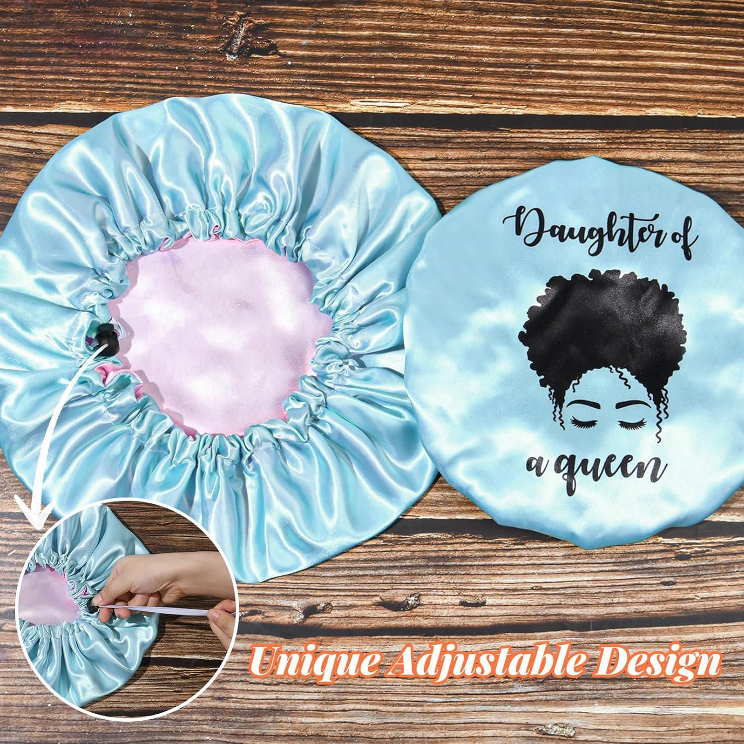 Conjunto Bonete Reversible de Satén para Bebé y Mamá